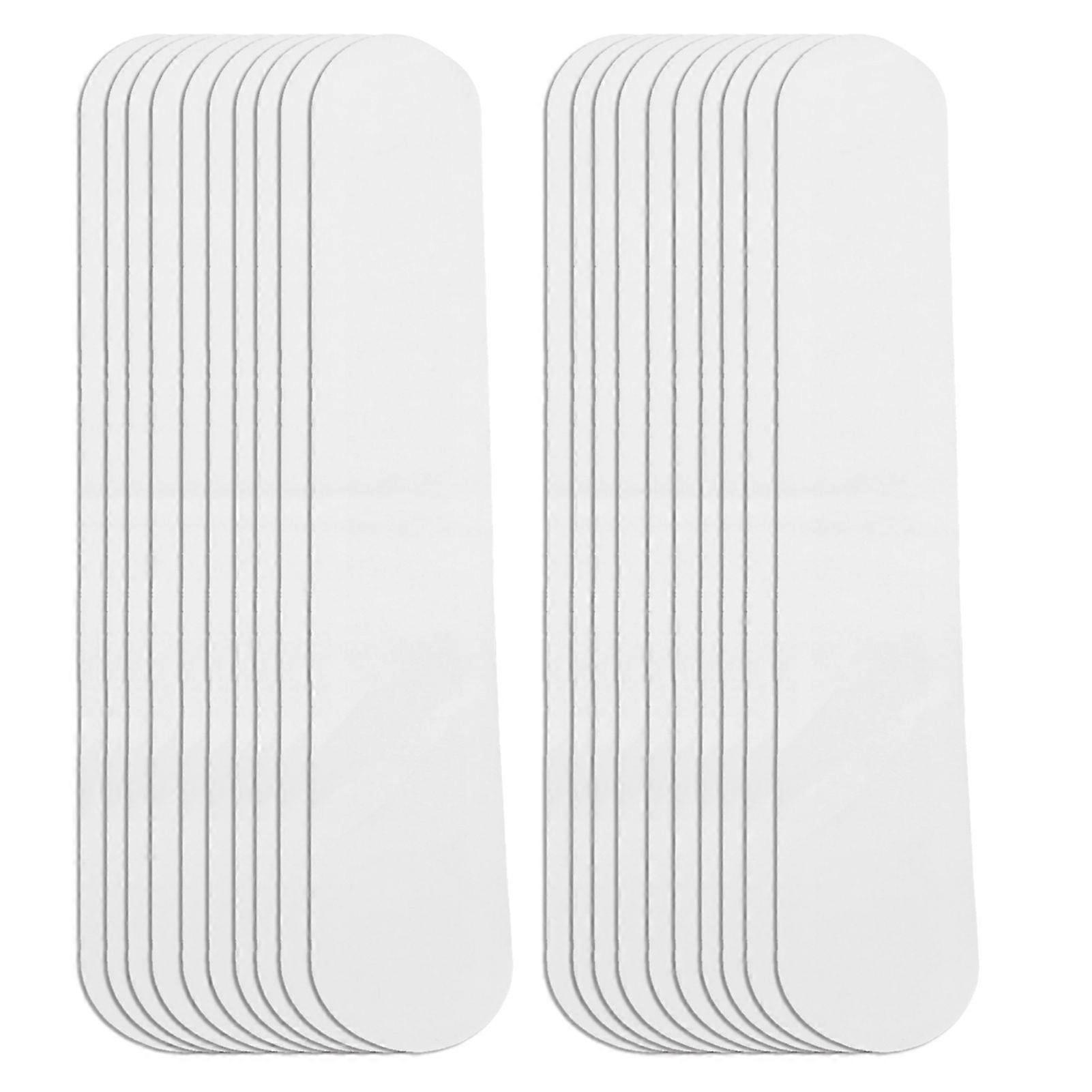 20 stks kraag zweet pads wegwerp hoed kraag zweetvlekken zelfklevende nek liner pads (wit)