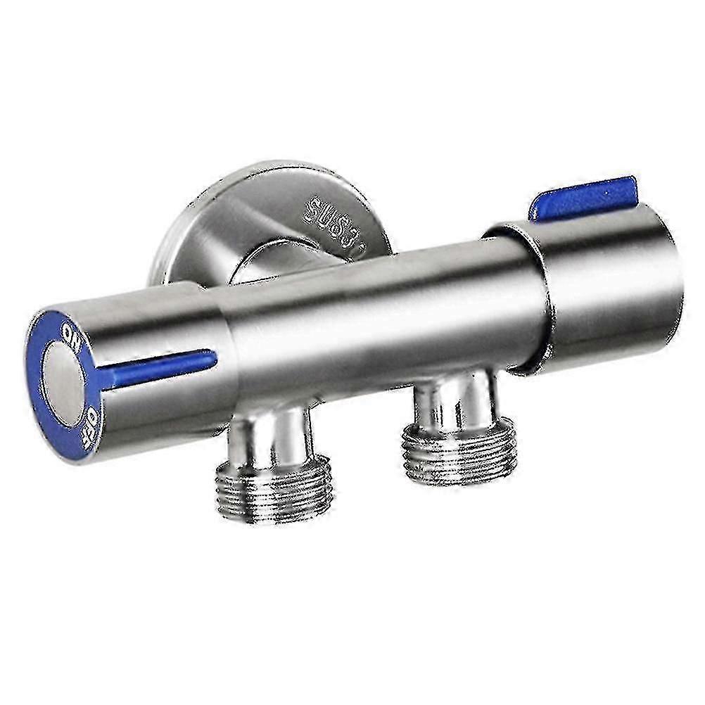 Robinet d’eau froide en acier inoxydable à double poignée pour une utilisation en salle de bain et en machine à laver au Royaume-Uni