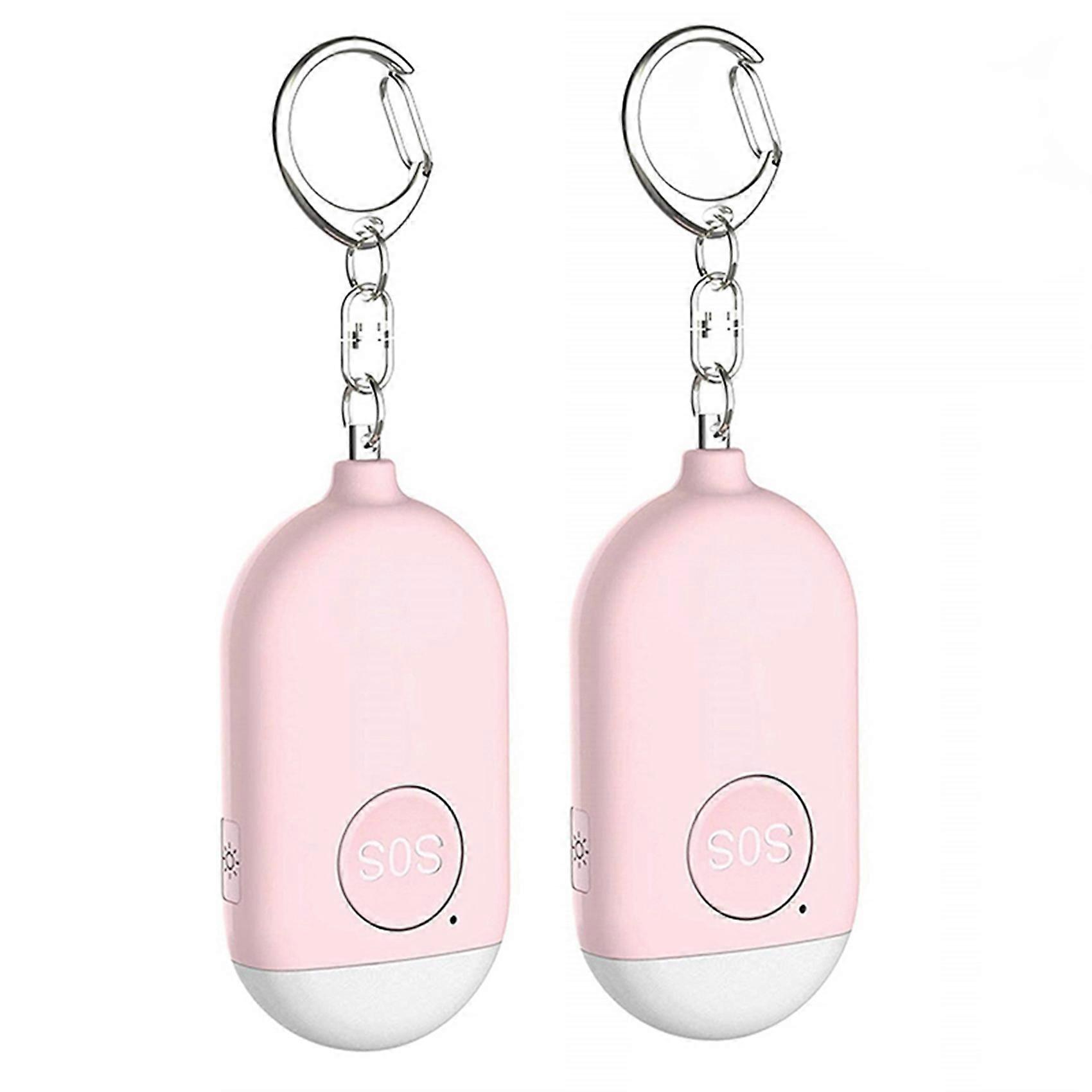 2X Personal Alarm Rechargeable Emergency Self SOS Alert Rape Whistle Safety Siren for Women Kids Eld