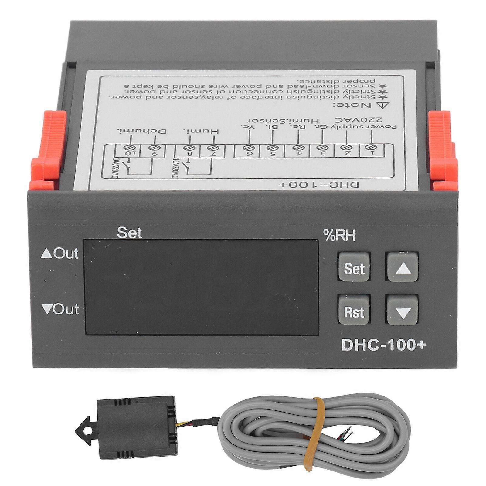 Humidity Controller LED Screen Hygrometer Digital Dehumidification Humidification Controller 220VAC