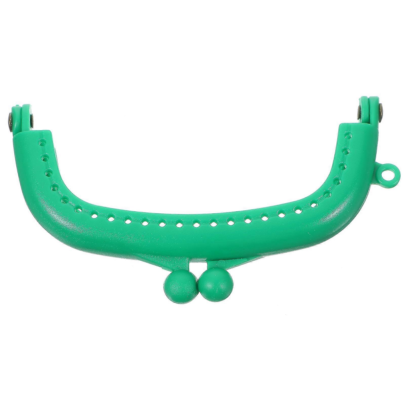 Color Purse Frame Lock for Bag Making Green Semicircular Clasp