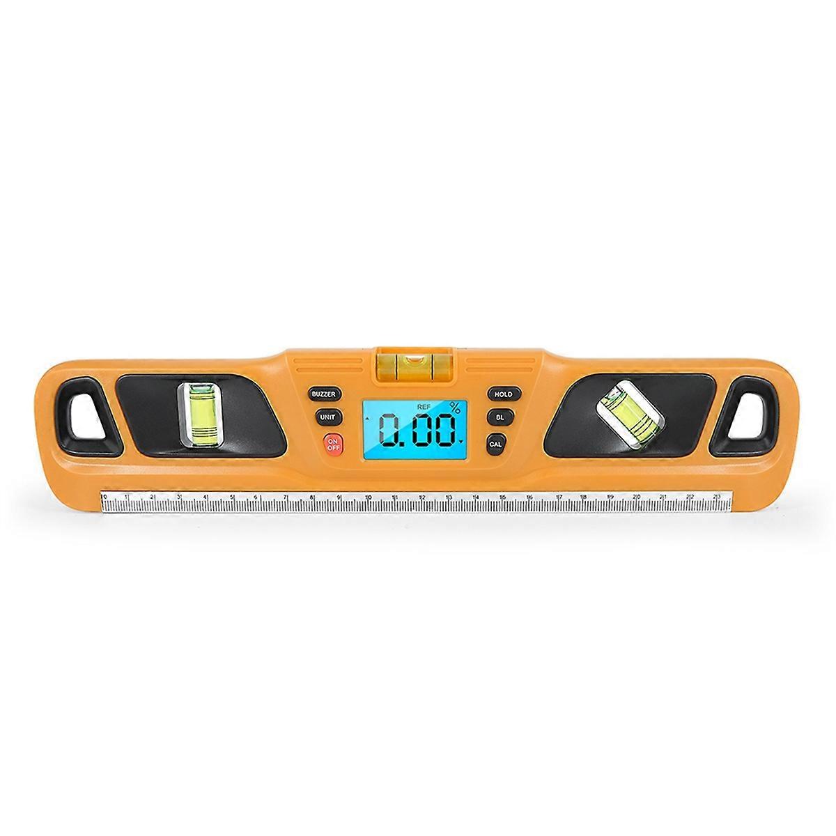 Spirit Level Inclinometer Horizontal Scale Ruler Electronic LED Display Protractor Magnetic Measure Level Gauge A