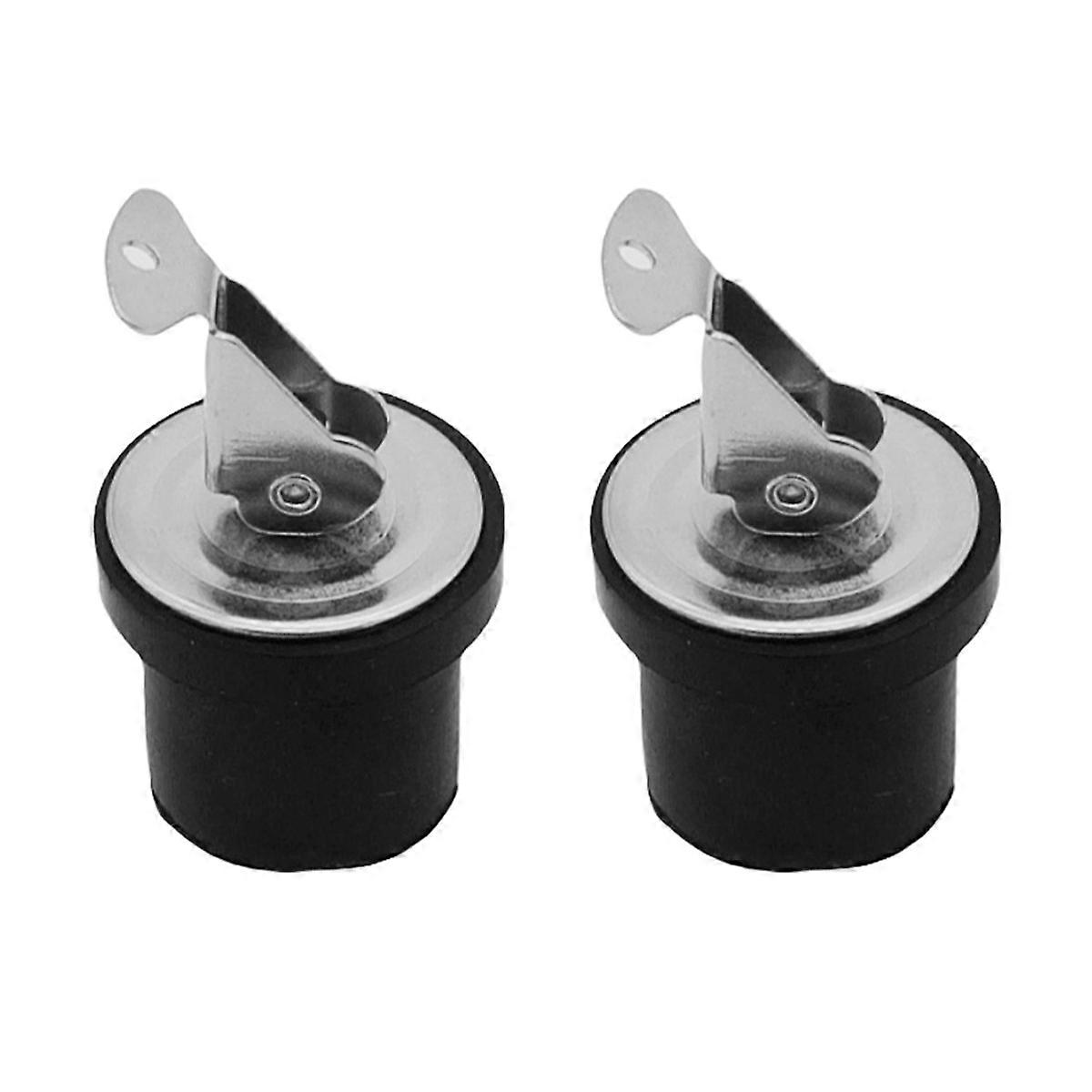 Compression Drain Plug Screw Type Rubber Seal 2PCS