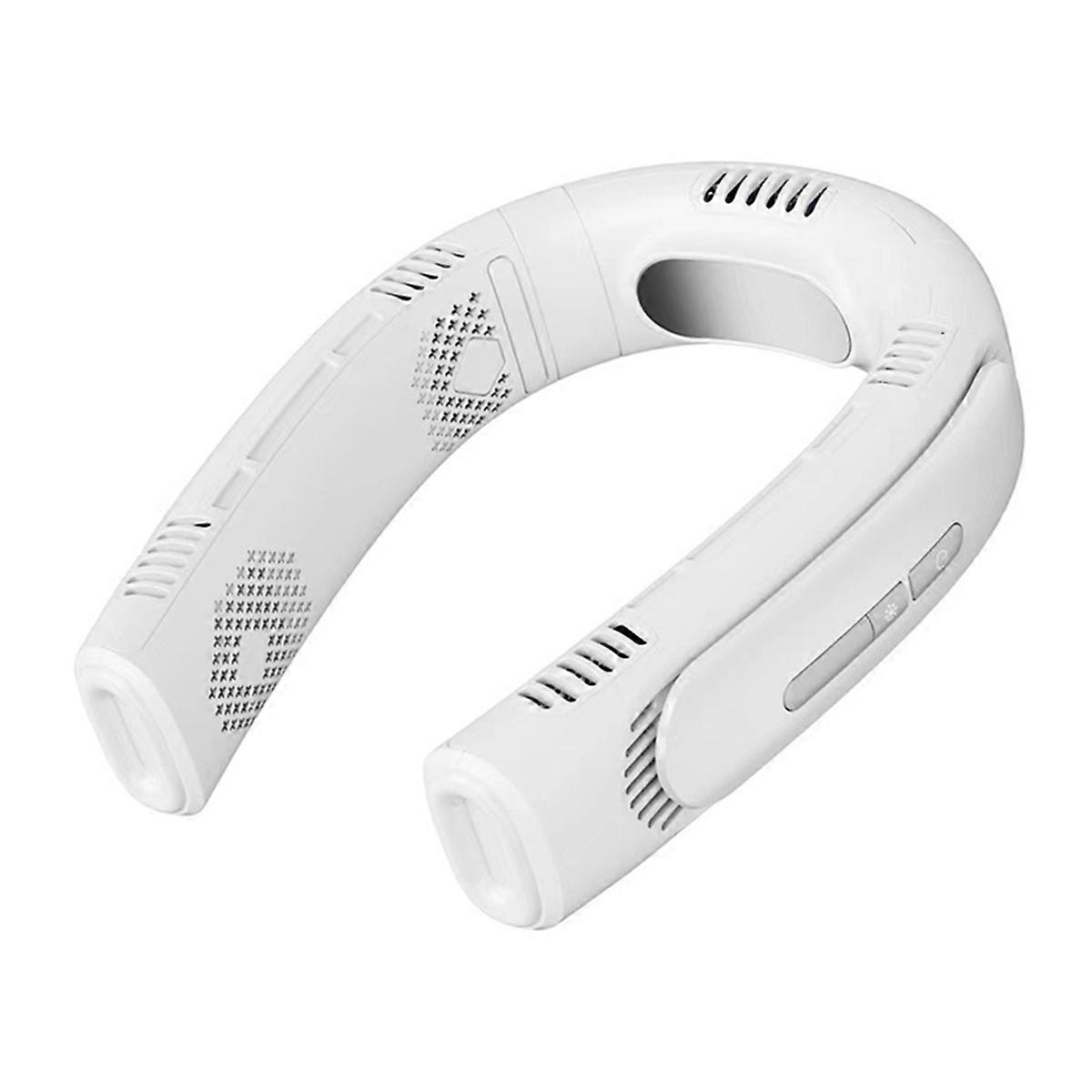 Portable Air Conditioner Semiconductor Cooling Bladeless Fan,White