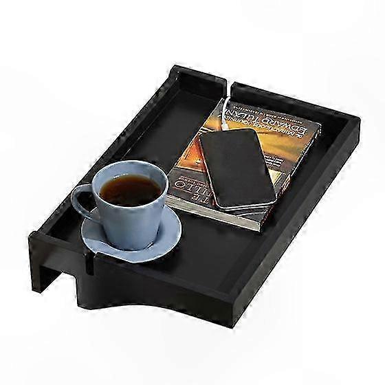 Bamboo Bedside Shelf with Cable Management and Book Slots - Multi-Functional Nightstand Organizer for Phone, Glasses, and More
