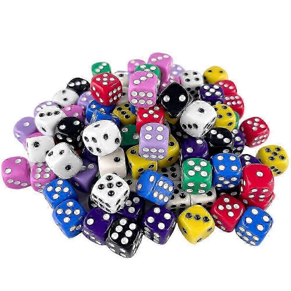 Standard DICE 10PCS 16MM D6 Block Set for Birthday Parties Toy Game 2025
