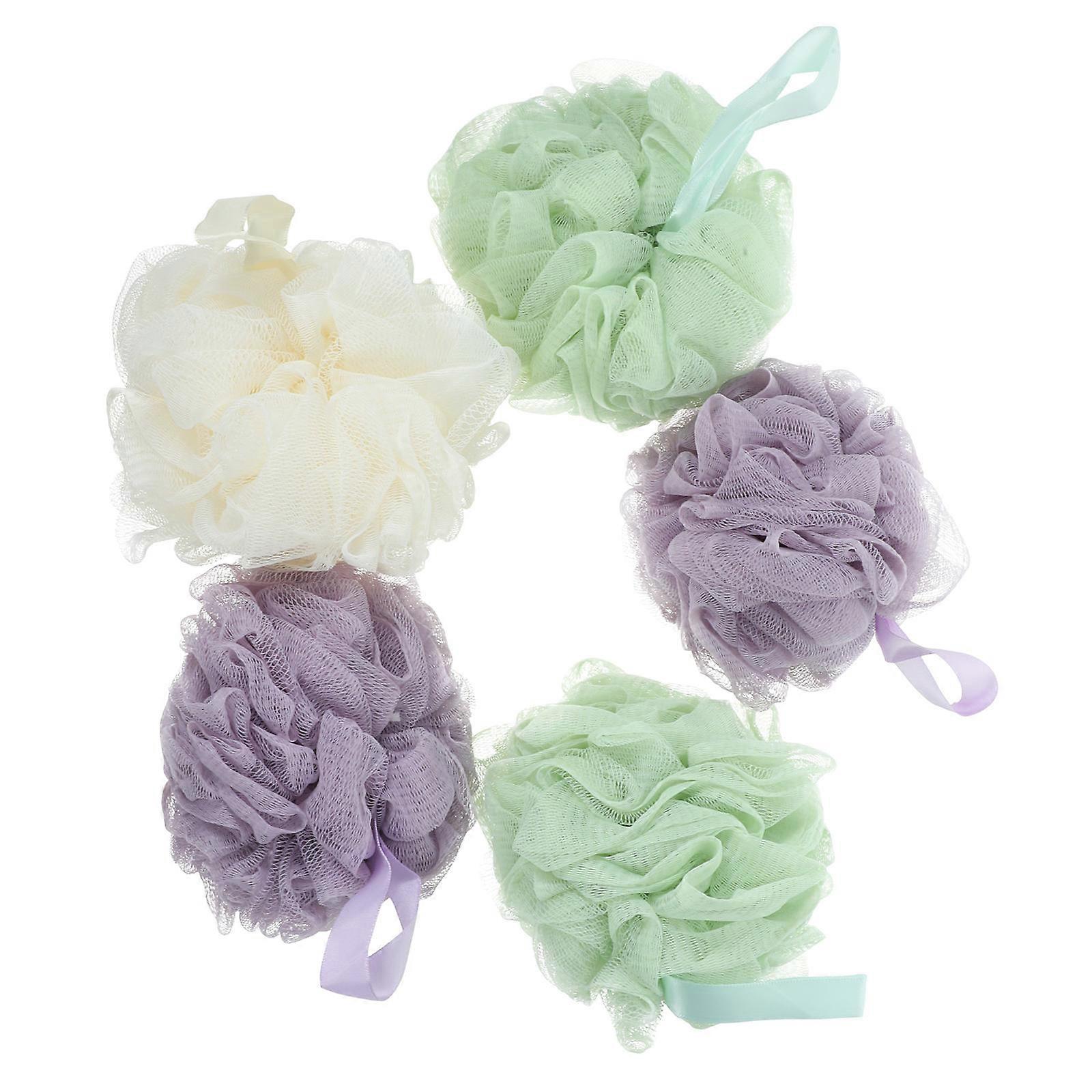 Bath Ball Bubble Maker for Shower Use 5Pcs Assorted