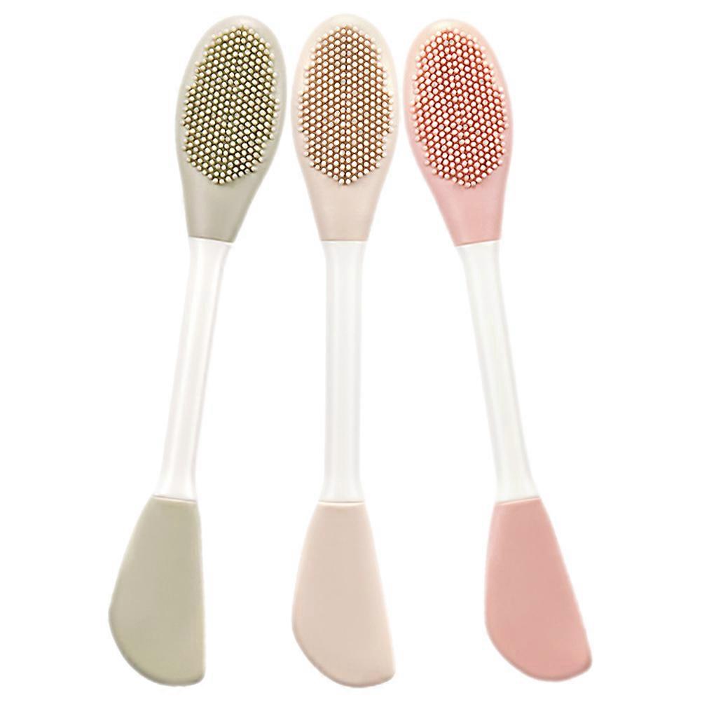 Mask Applicator Silicone Brush for Facial Skincare 3Pcs Set