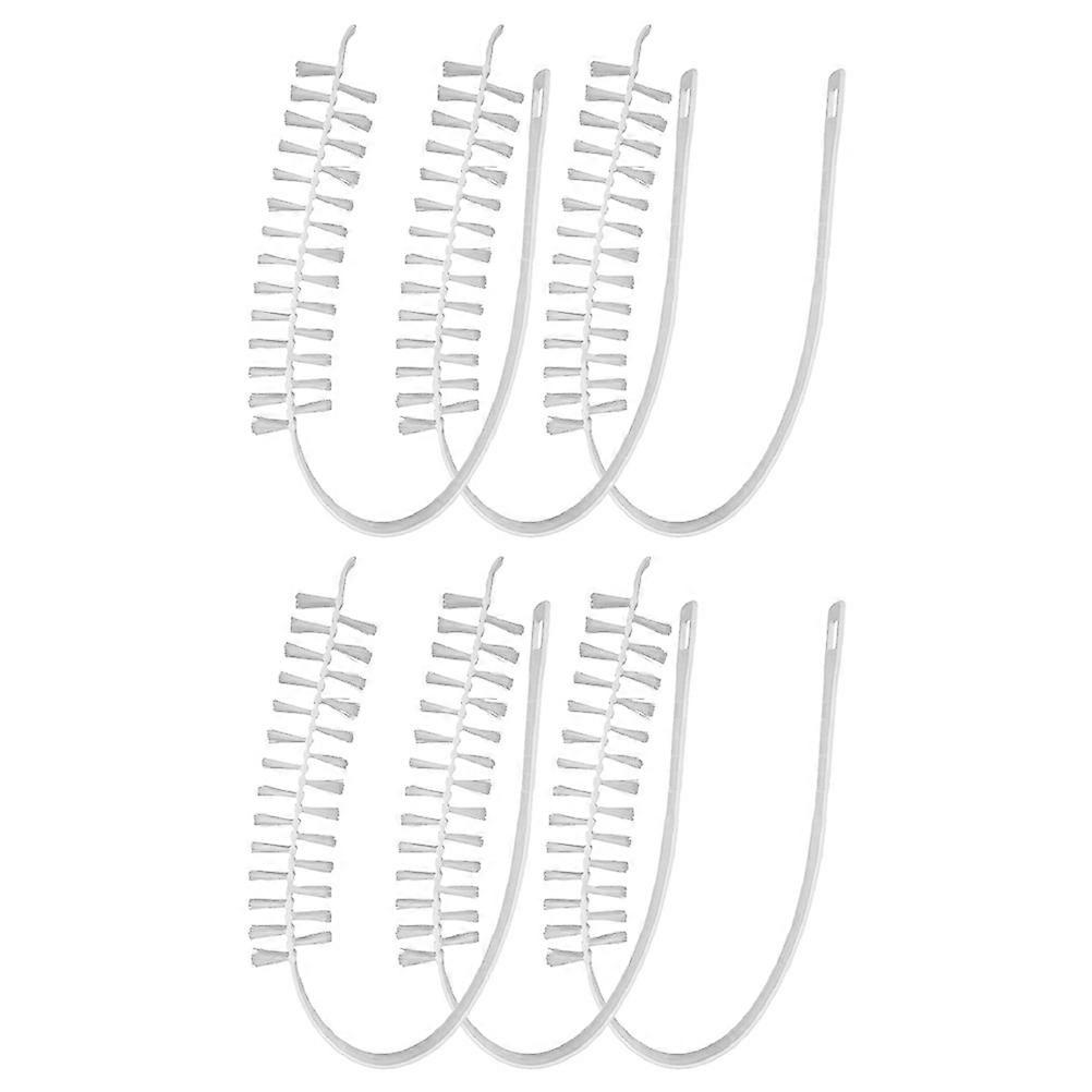 Drum Washing Machine Cleaner Brush for Cleaning 12Pcs Nylon White Set