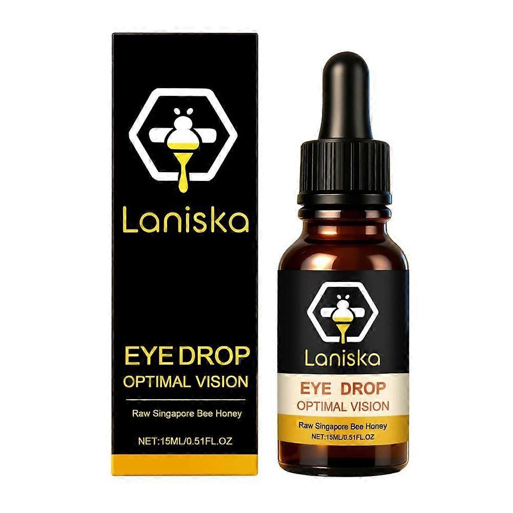 Honey Soothing Eye Drops 15ml Natural Relief for Dry Eyes Redness and Fatigue Portable Moisturizing Solution