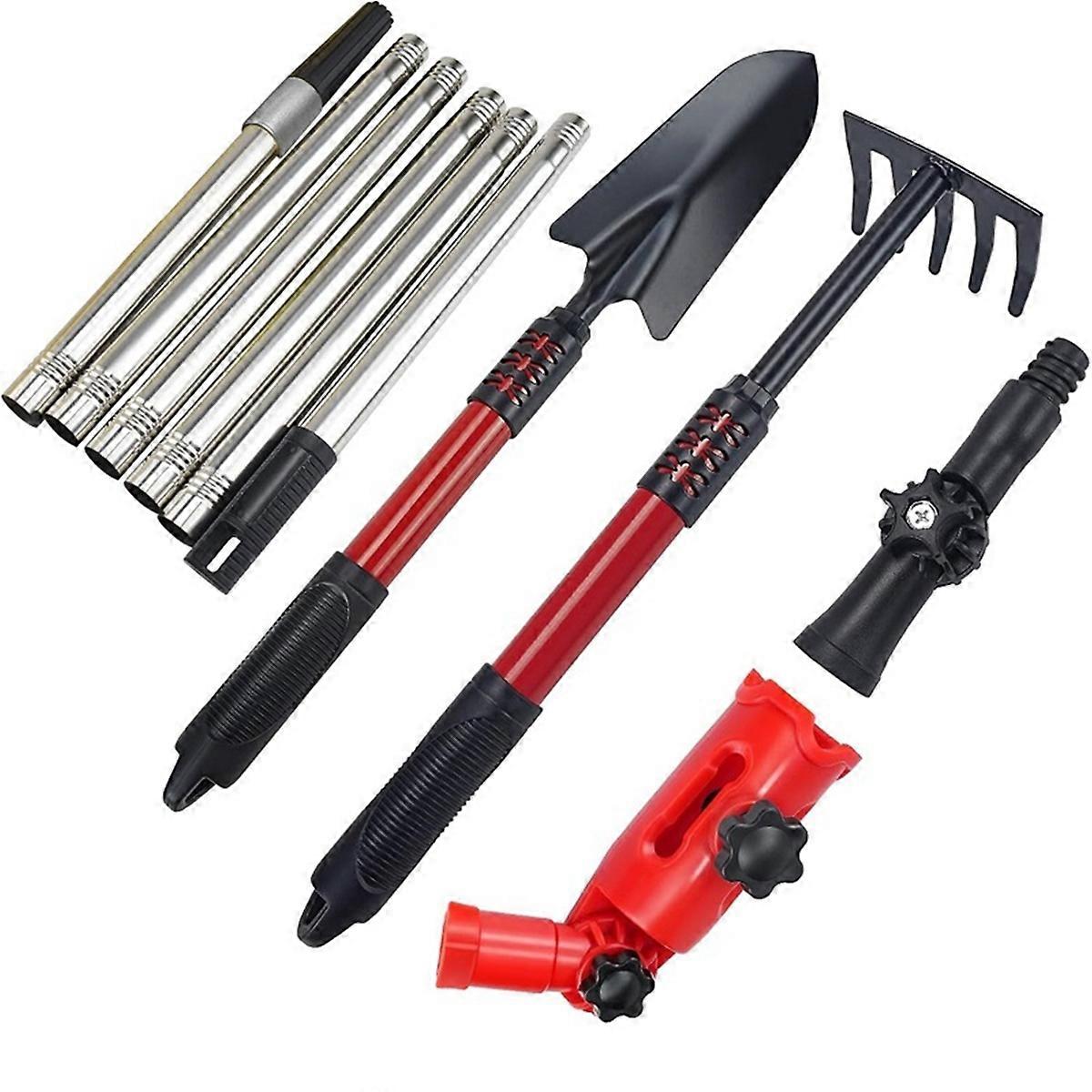 Multipurpose Gutter Cleaning System 2 Adjustable Adapters 5.57ft Telescopic Poles Suitable for Roof