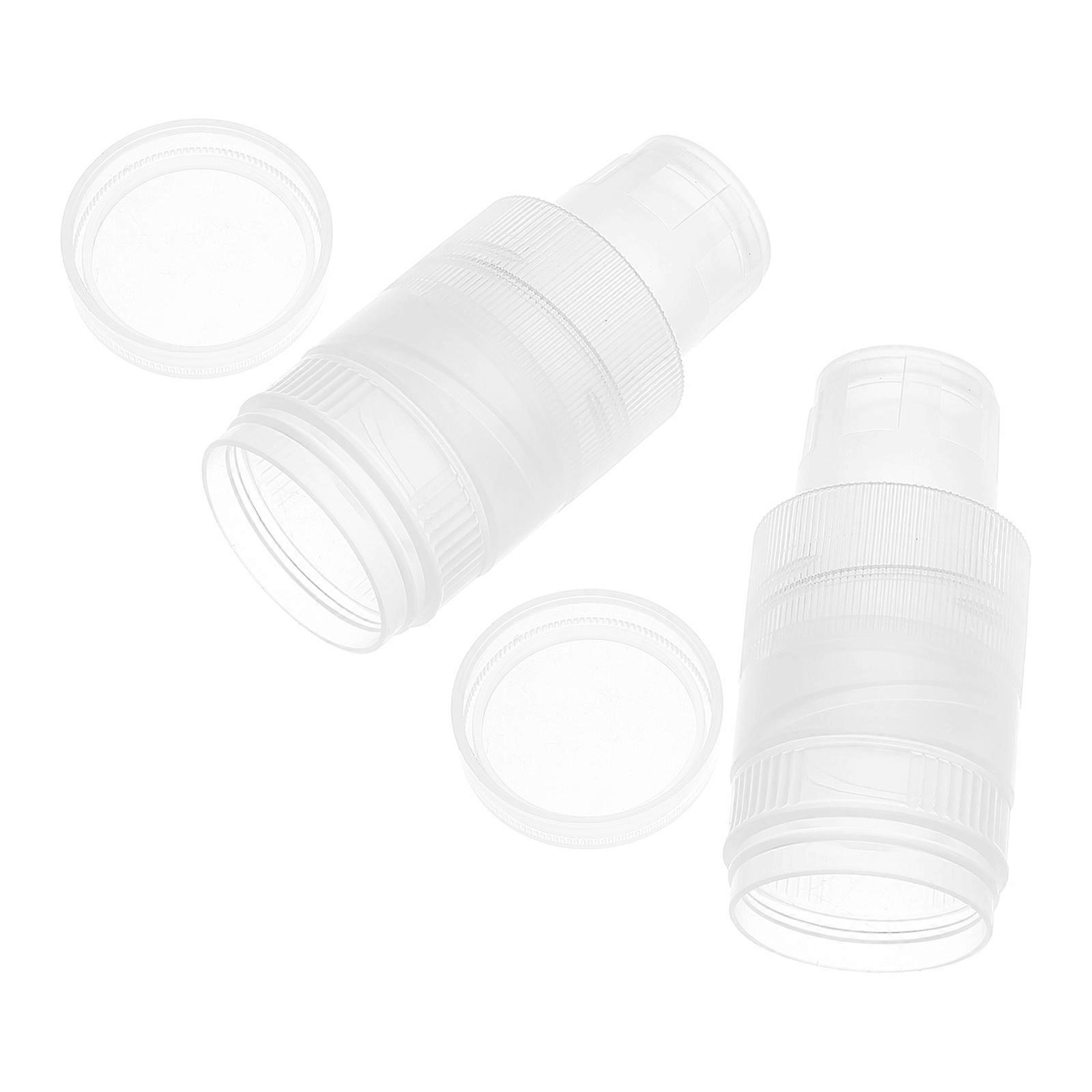 6 Pcs Precision Honey Jar Splitting Lid For Household Containers Easy Cleaning White Plastic Bottle Cap