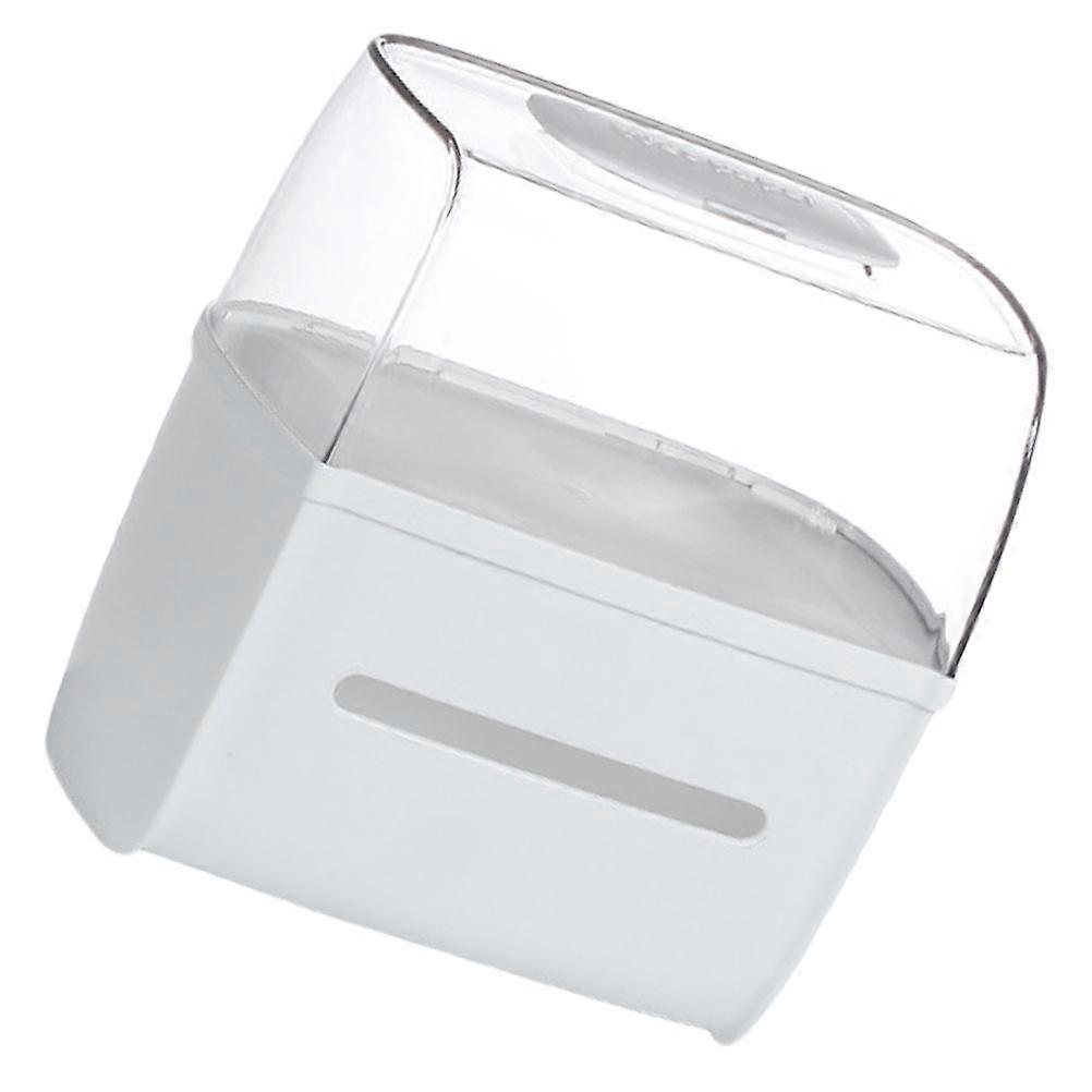 2Pcs Plastic Tissue Box for Storage Use Multifunction with Phone Rack