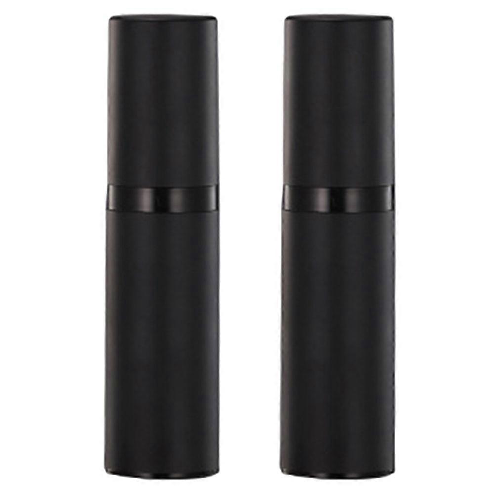 Perfume Spray Bottles for Storage 6Pcs Black Plastic Fine Mist Atomizers