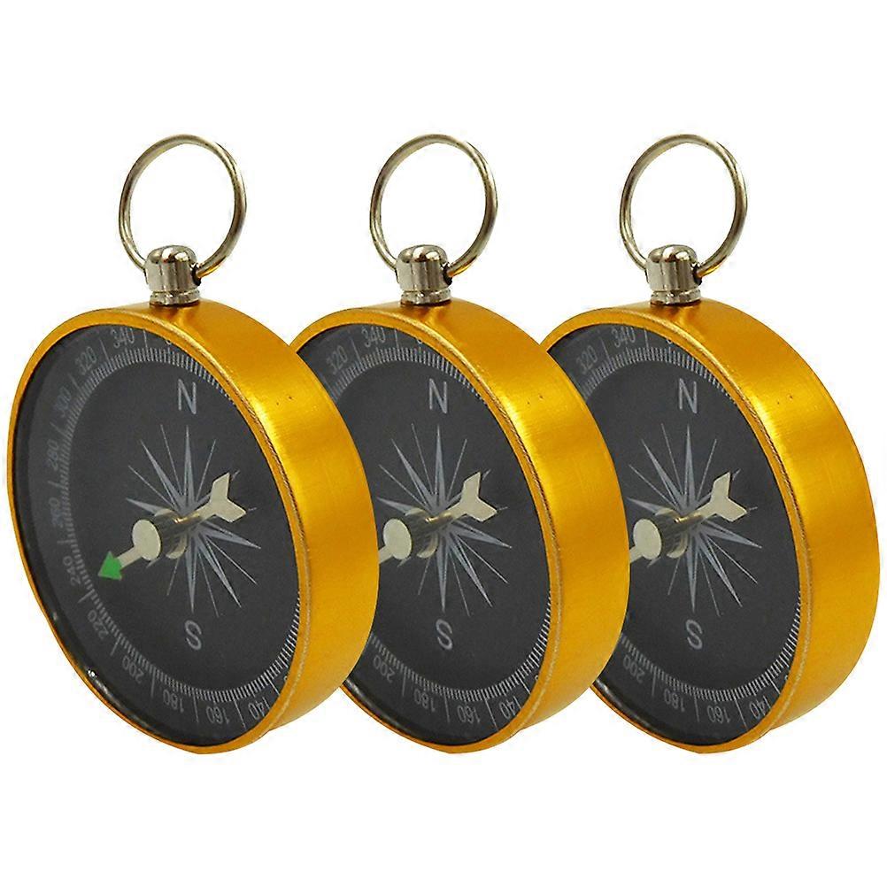 Black Pocket Compass Vintage Compass for Survival Use 12Pcs Set