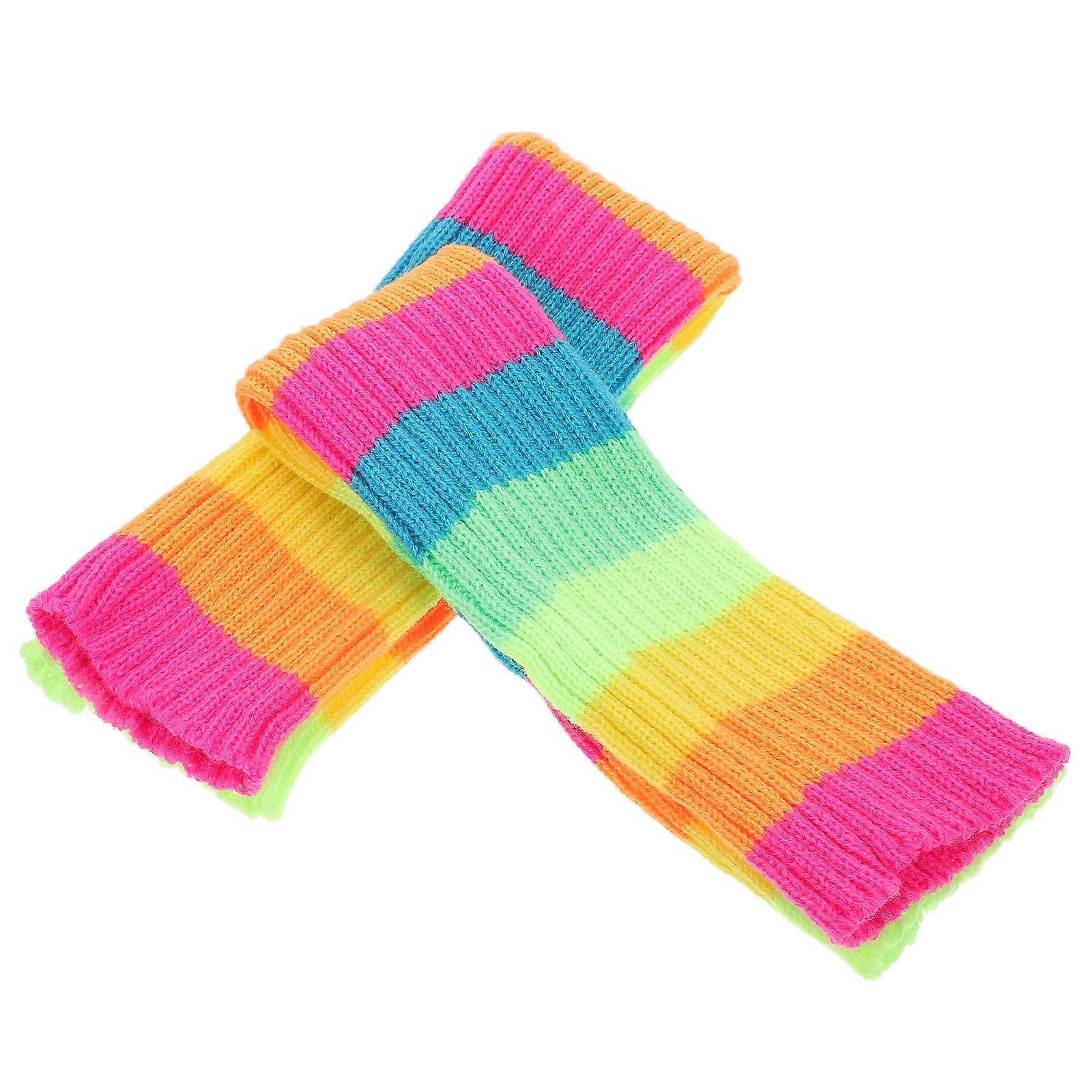 Leg Cuff Socks Winter Leg Protector Acrylic Fibers Fashionable Design 1 Pair