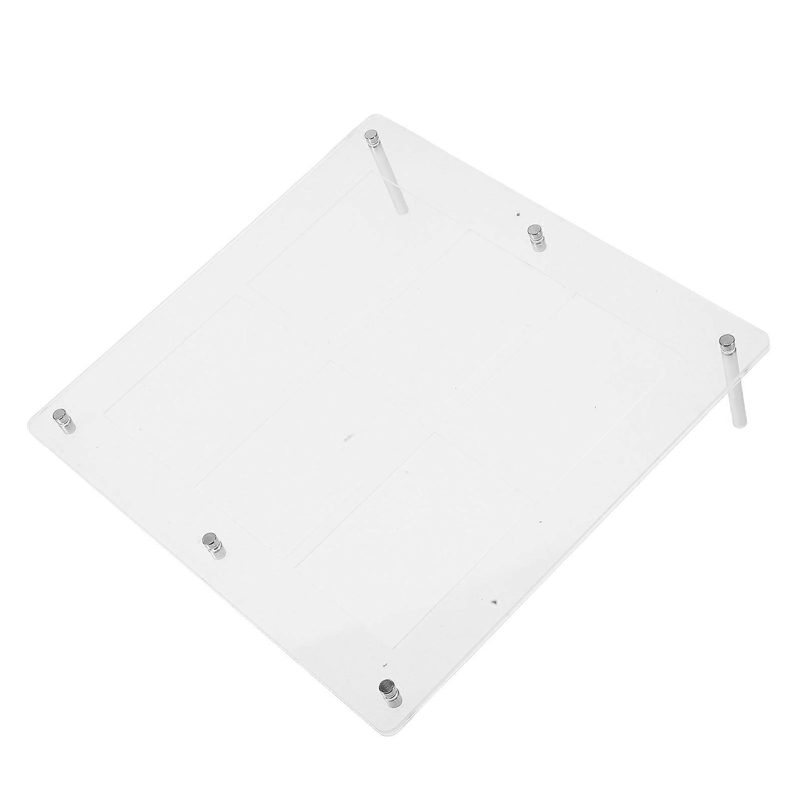 Game Card Display Case - Wall Mount Acrylic Holder For Sports Cards Exhibition With Space-saving Design 3 Sets