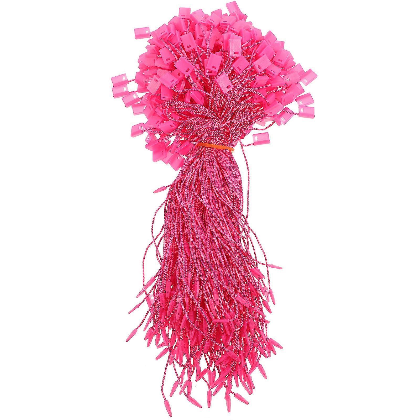 Hang Tag String for Clothes Clothing Tag Fastener 4750Pcs Rosy Material