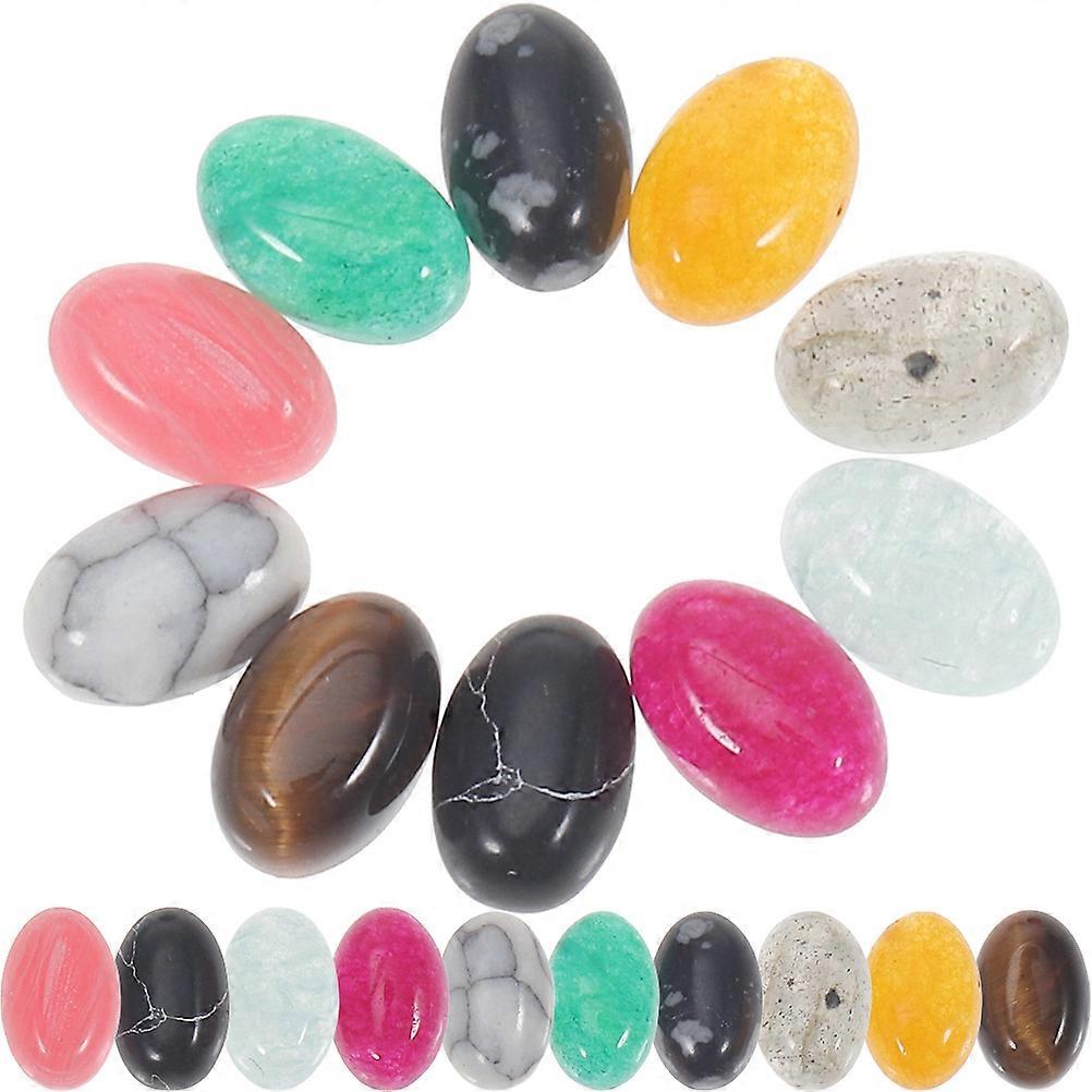 Natural Cabochons Beads Stone Cabochons for Craft Jewelry Making 100Pcs