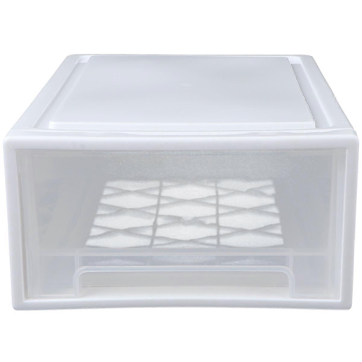 Plastic Storage Case Drawer Style for Underwear 1Pcs White