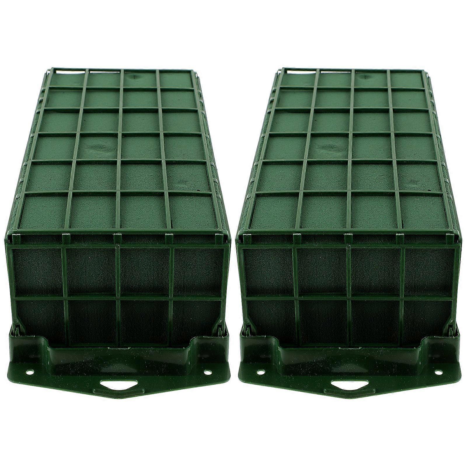 Floral Foam Cage For Flower Arrangements 4Pcs Featuring Rectangular Shape And Water Absorption Ideal For Wedding Decor