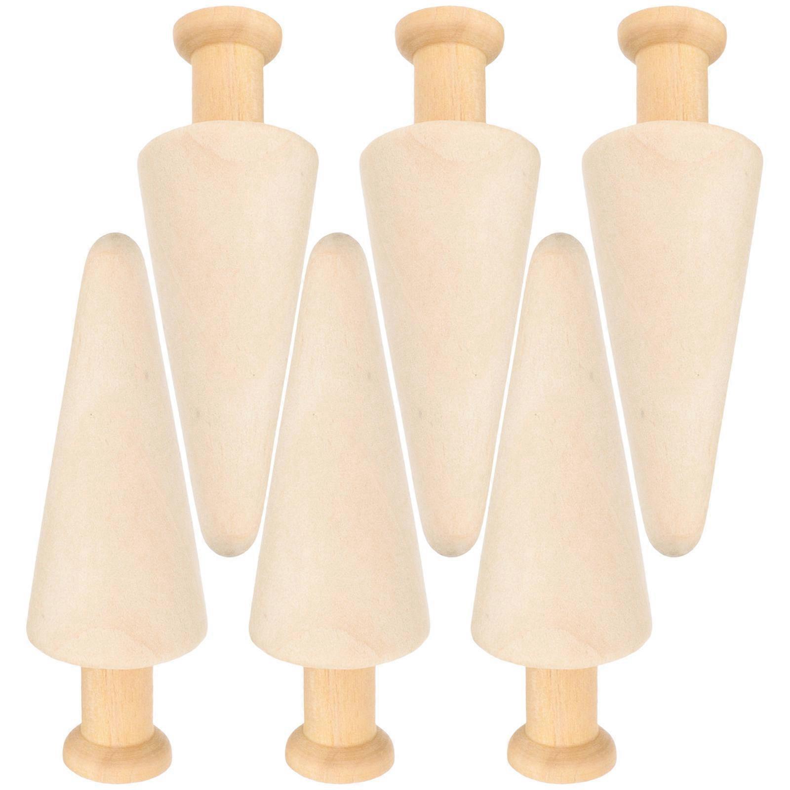 DIY Wooden Trees Easter Decorations Perfect For Crafters 7.5x2.5cm Mini Tree 24Pcs