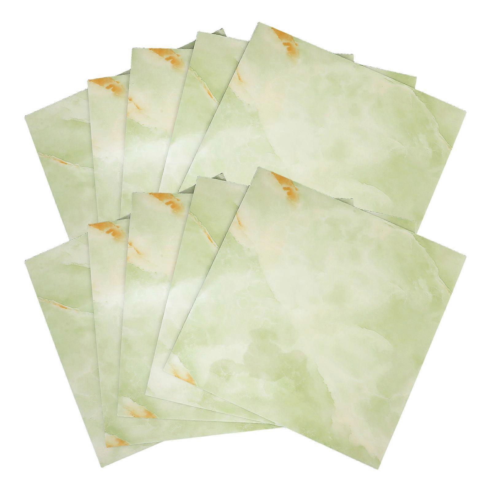 Marble Pattern Wall Tiles Self Adhesive for Bathroom 20Pcs Waterproof