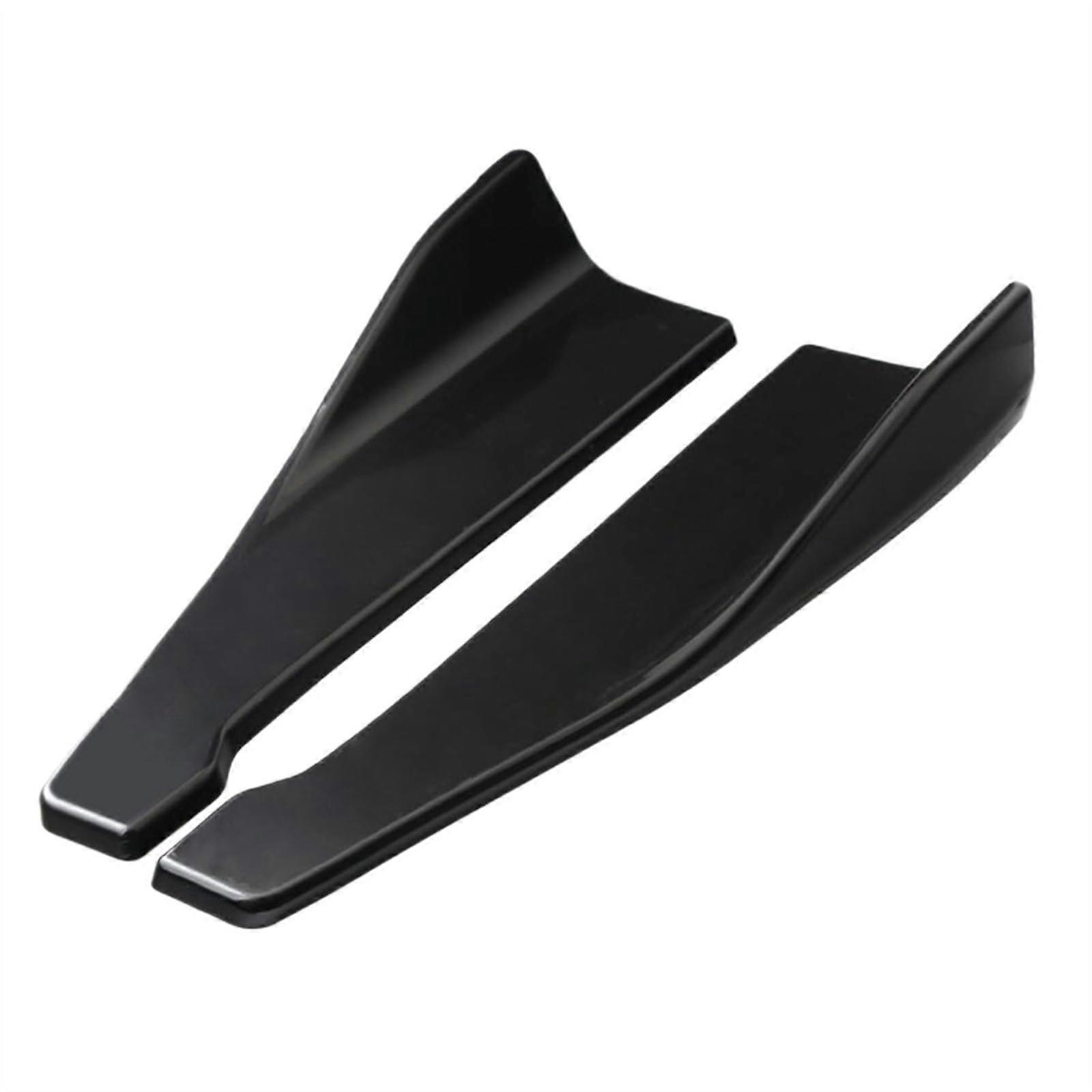 Side Skirts Extension for BMW E90 E92 E93 E60 E61 48cm Front Side Skirt Rocker Splitters Black