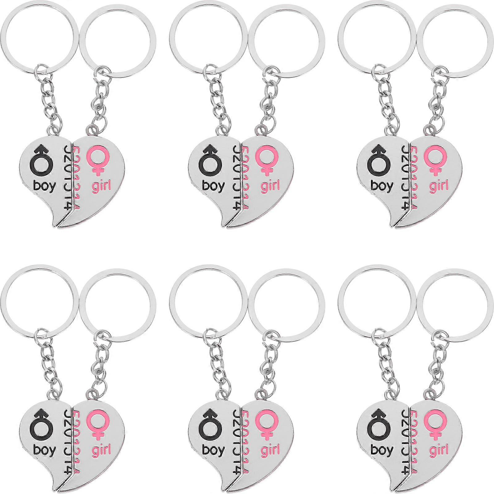 Heart Key Chain Heart Shape Key Pendants for Decoration 30Pcs Bulk