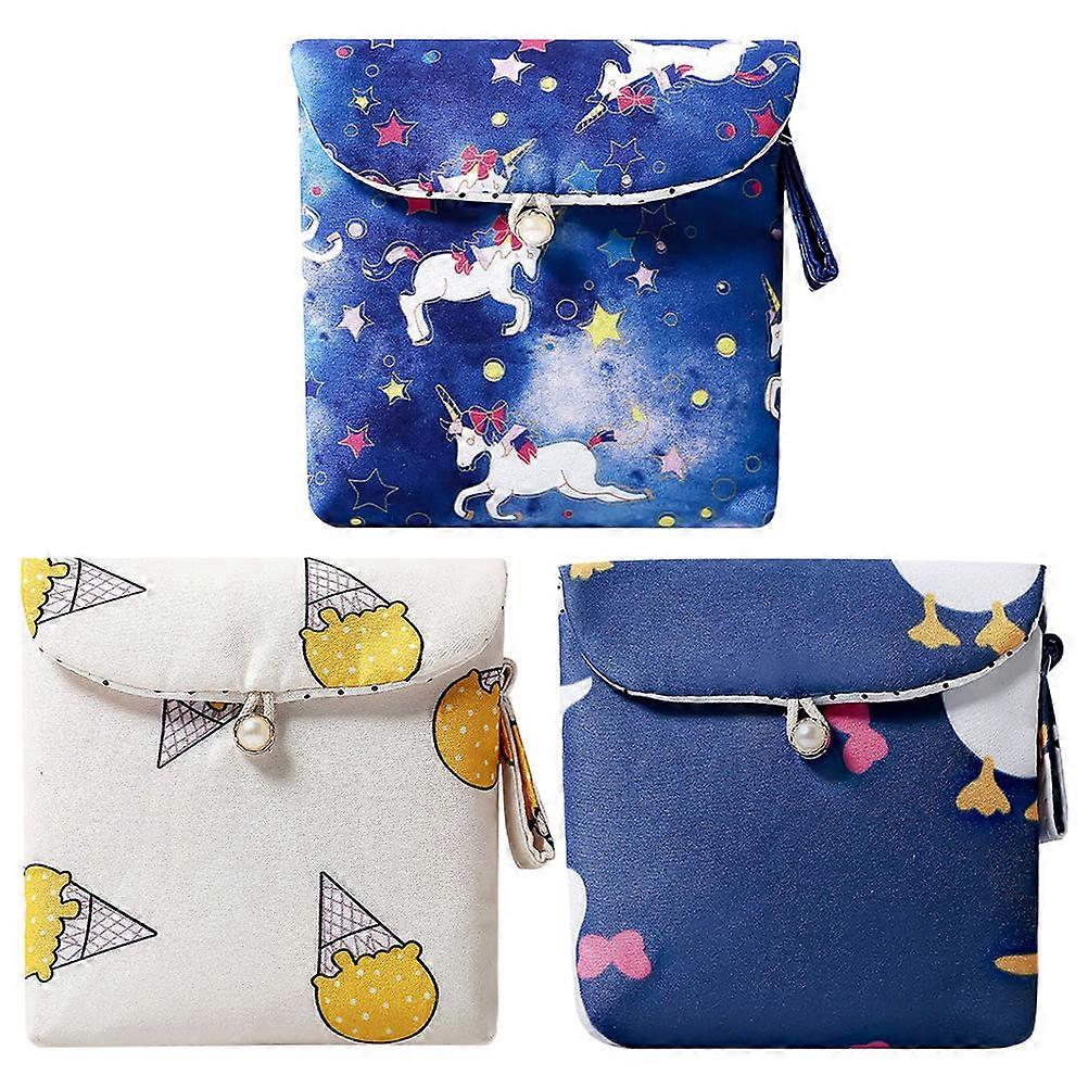 Change Bag 2Sets Set for Storage Use in Assorted Color Patterns