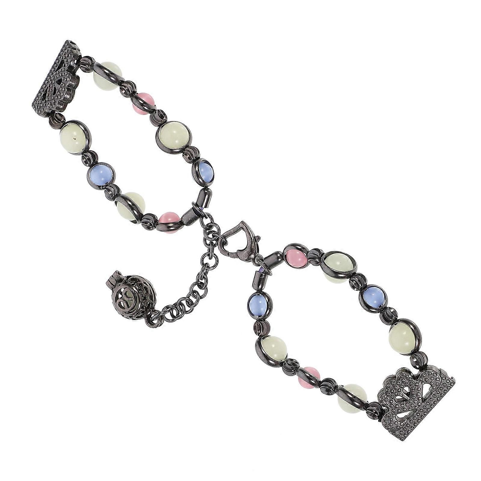 Lysande armbandsur i legering för 2 st