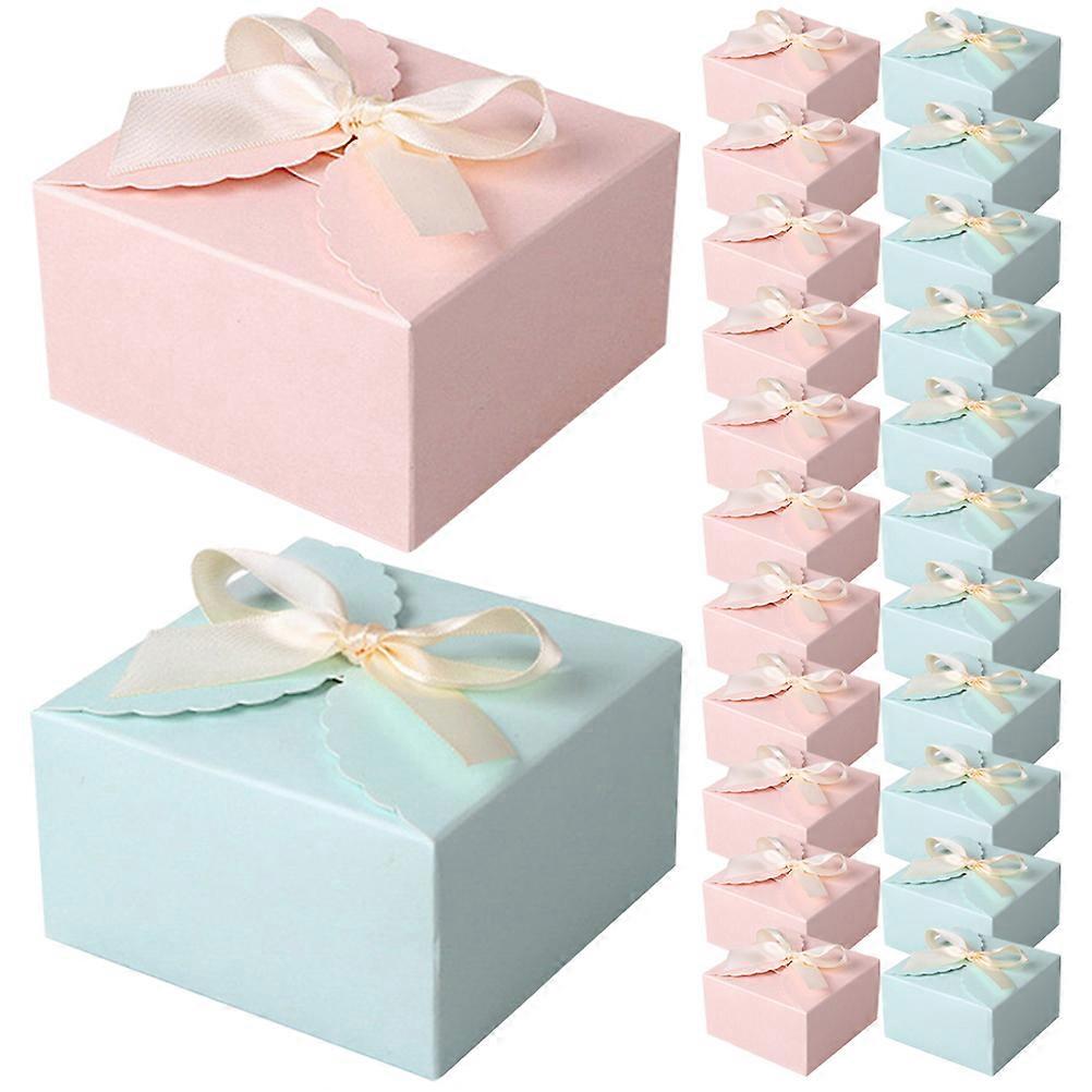 Paper Boxes for Gifts Square for Storage Use 72Pcs Small Assorted Color Boxes