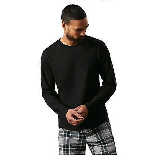 Maine Mens Checked Microfleece Pyjama Set