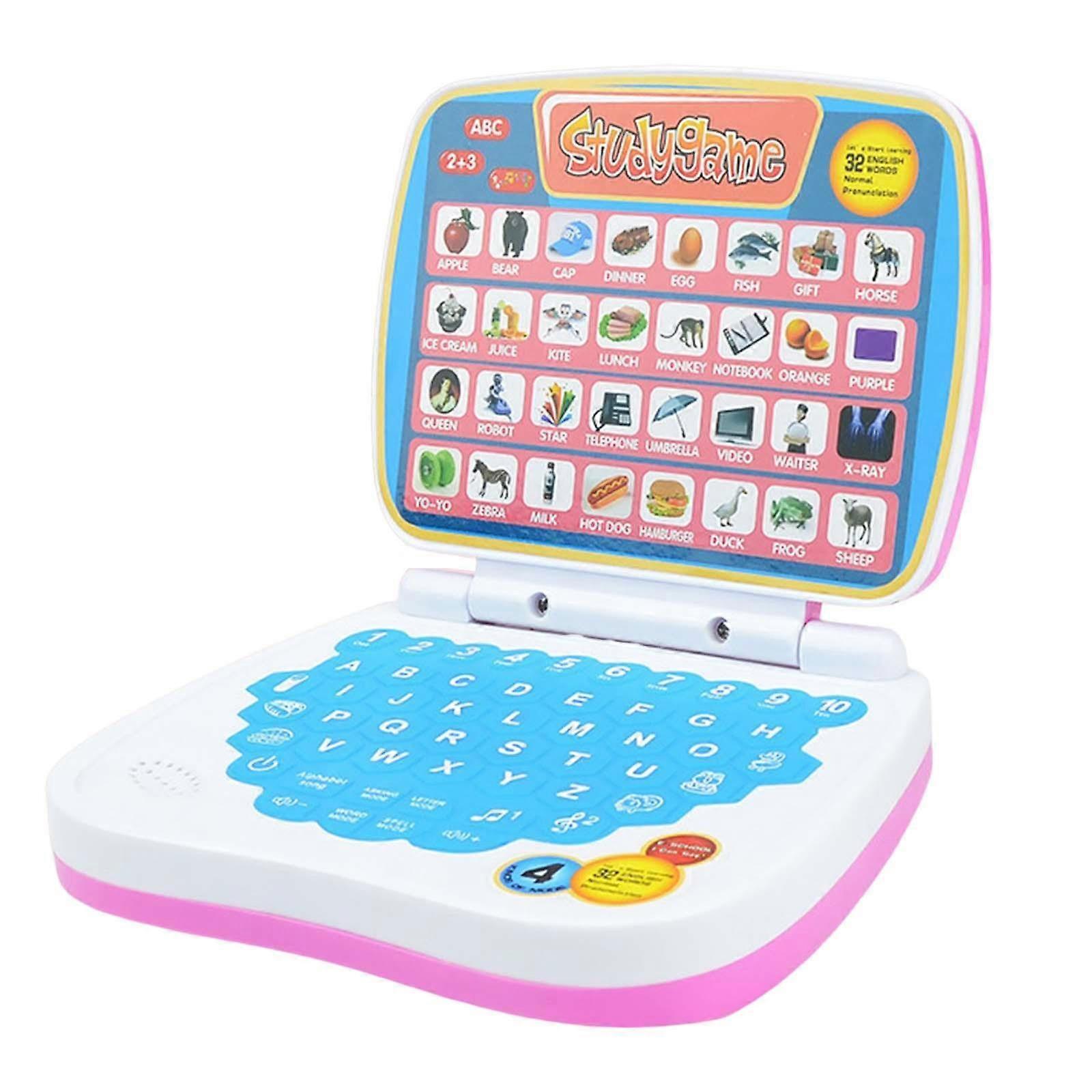 Multifunction English Early Education Study Game Toy Laptop Computer for Kid