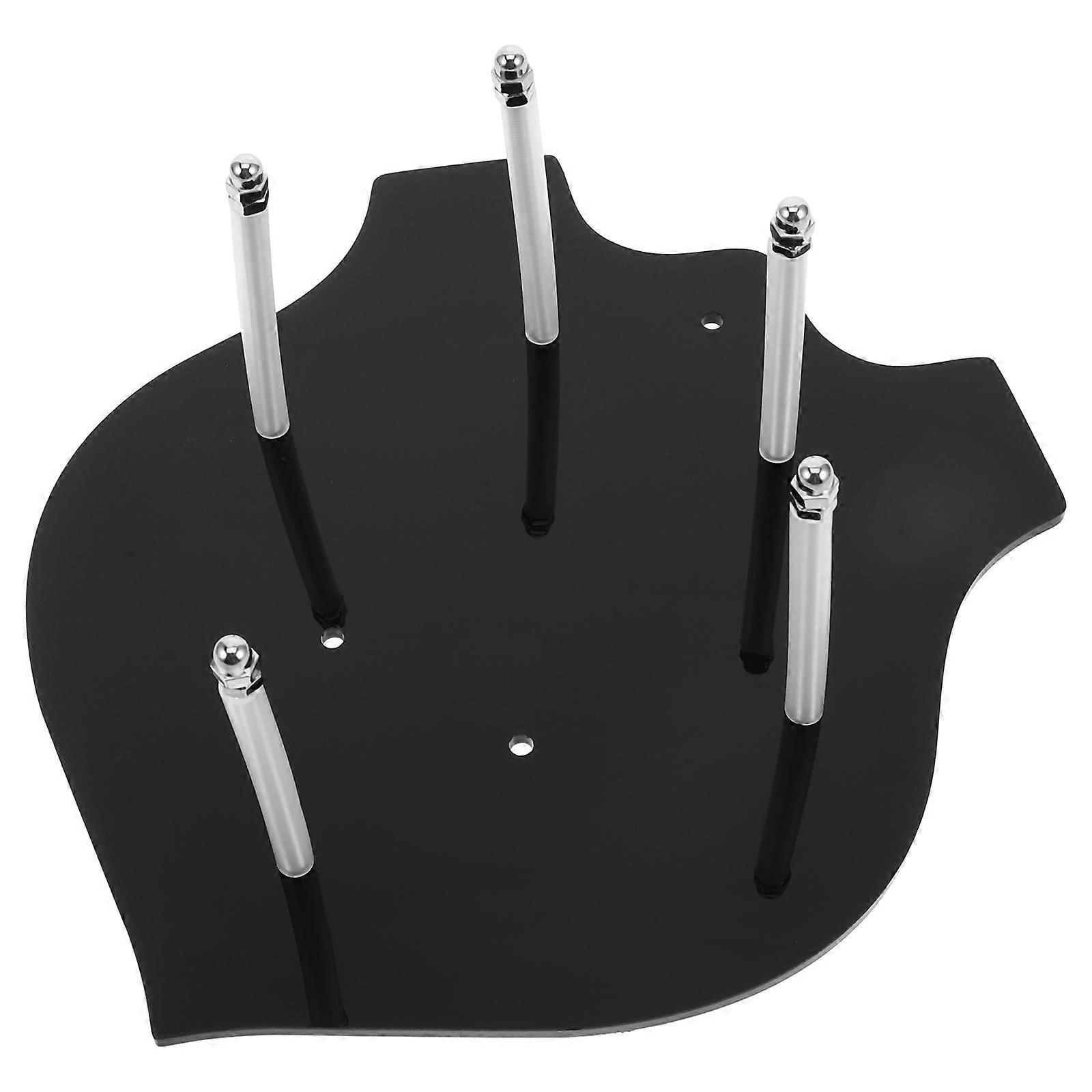 Wall Sword Mount Rack for Storage Use 3Pcs Black Acrylic Holder