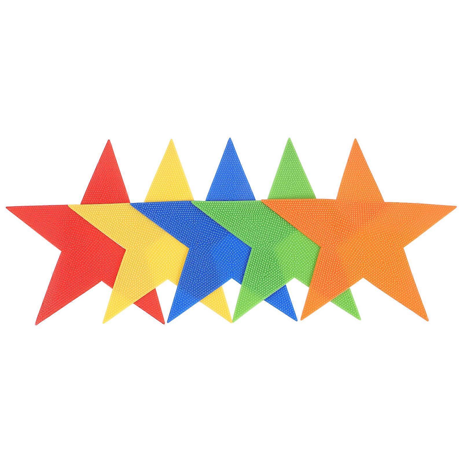 Football Training Markers 15 Pcs Multi-Color Marker Boundary Tools For Gym Class Activities