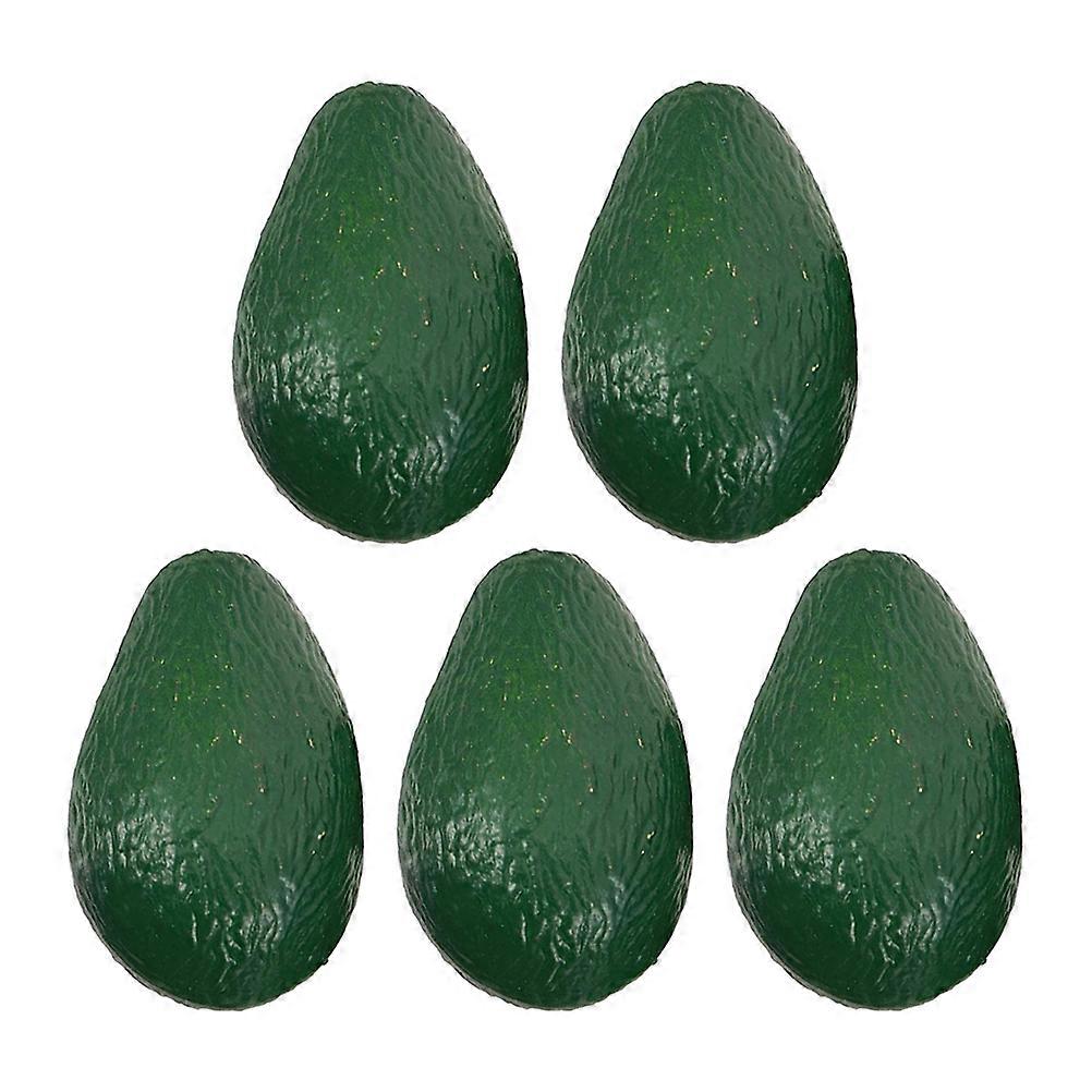 Artificial Avocado Realistic Model for Decoration 10Pcs Plastic Green Fruit
