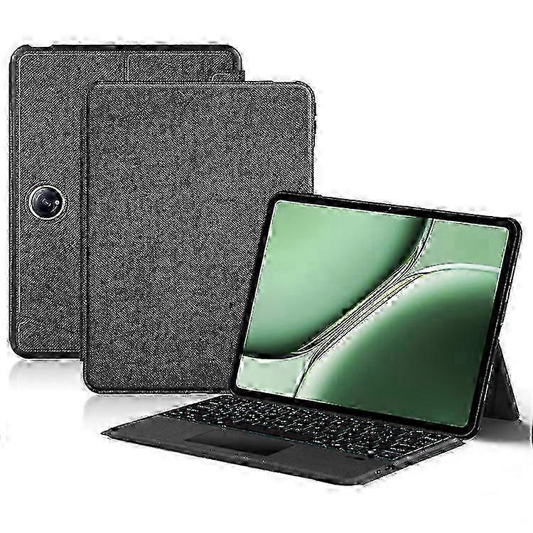 Oneplus Pad Go Leather Case With Backlit Bluetooth Keyboard Trackpad - Compatible Accessories
