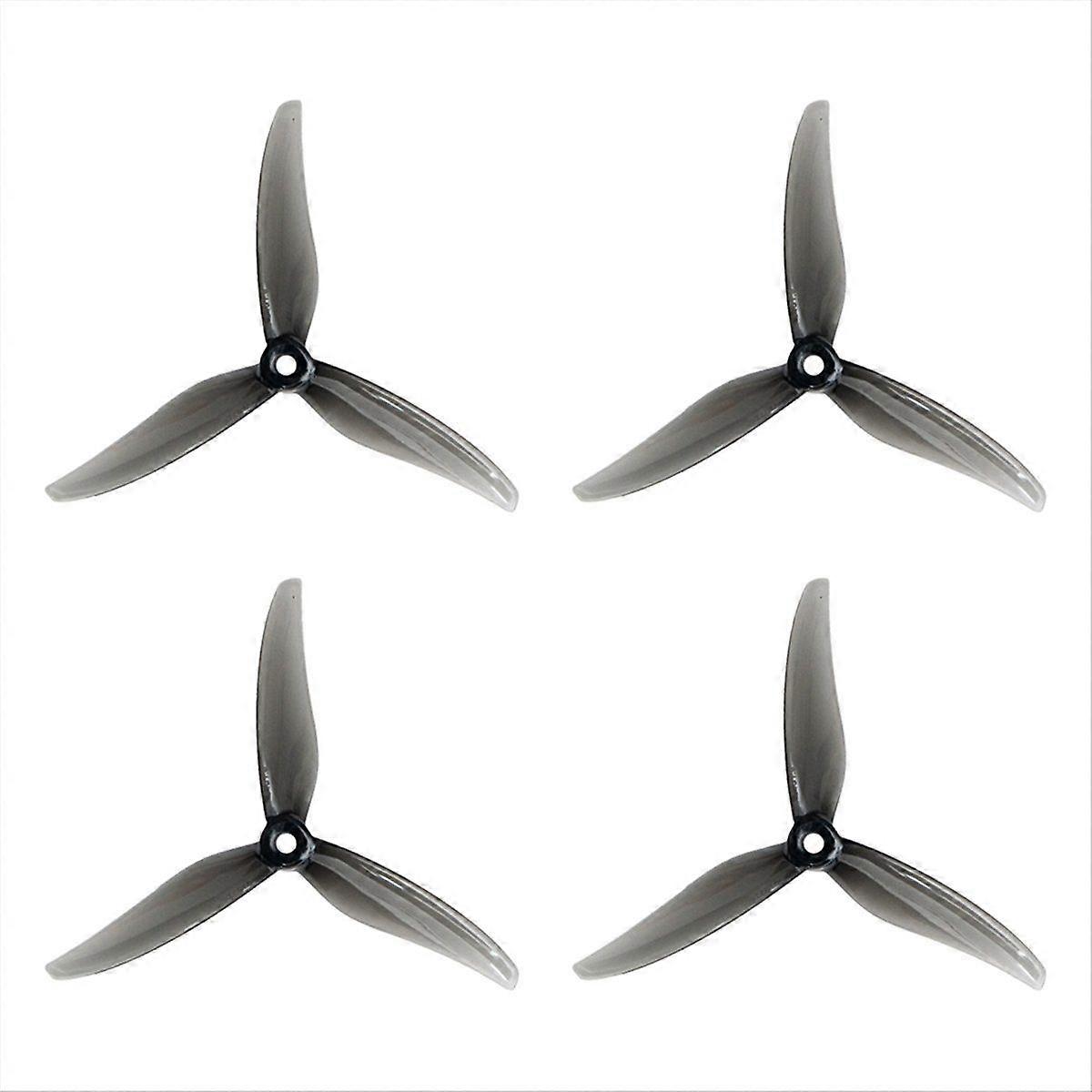 4PCS 5131.0 5 Inch 3-Blade Propeller for RC Drone FPV Racing Gray