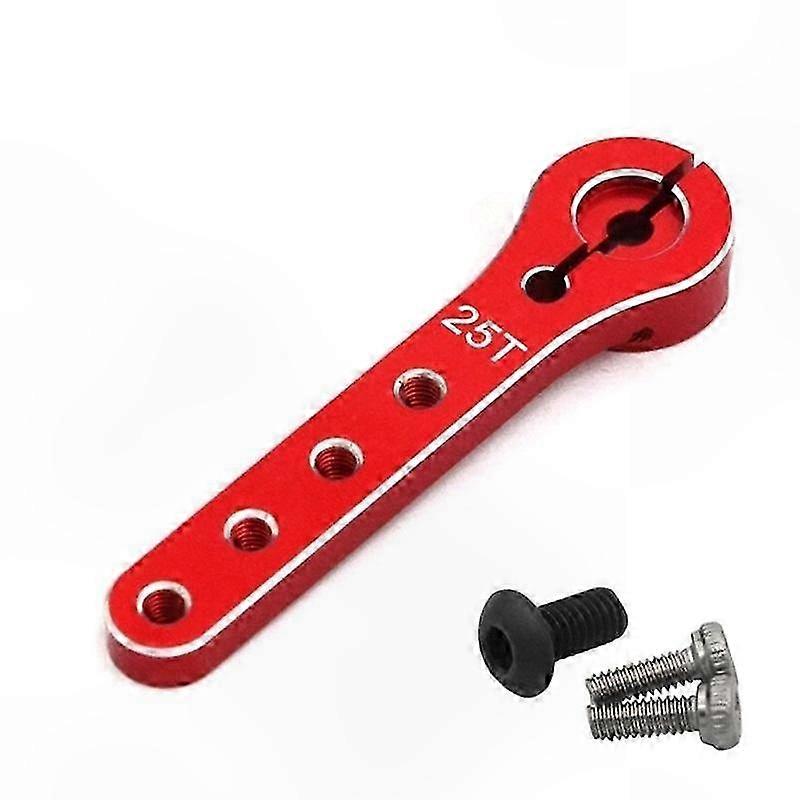 25T 56mm Metal Servo Arm Extension for 1/10 RC Crawler Car Boat Parts Compatible with Axial SCX10 and Futaba Servo Horn Accessories