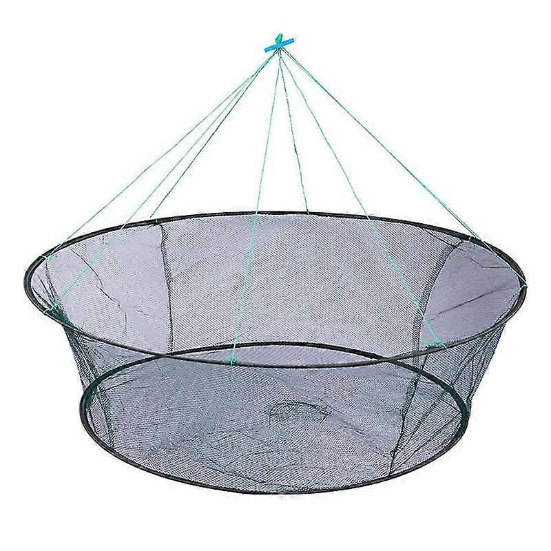 Foldable Drop Net Fishing Landing Nets Crayfish Shrimp Catcher Prawn Bait Crab Shrimp Pier Harbour P