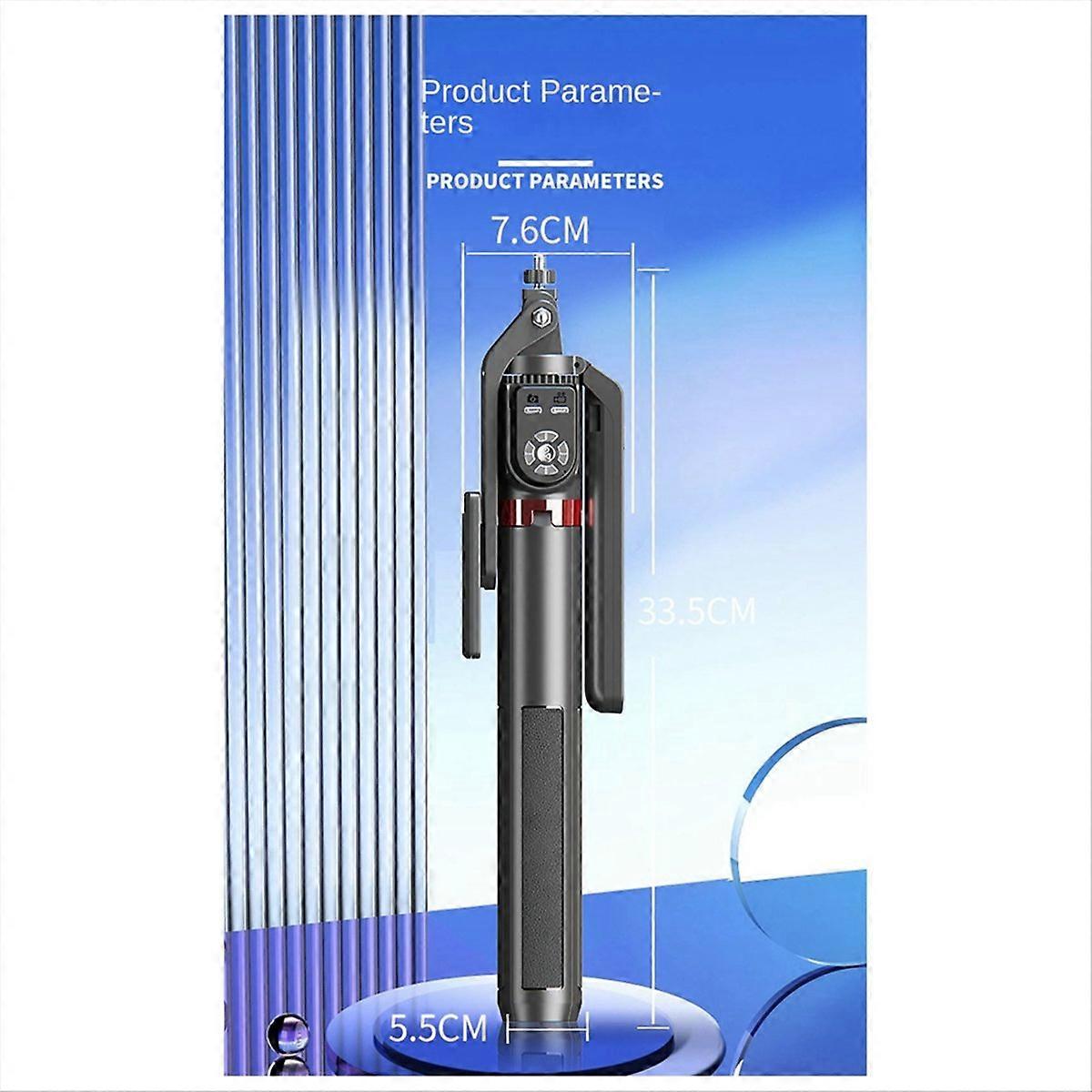 P325 Selfie Stick Four Legged Stand with Dual Bluetooth Remote