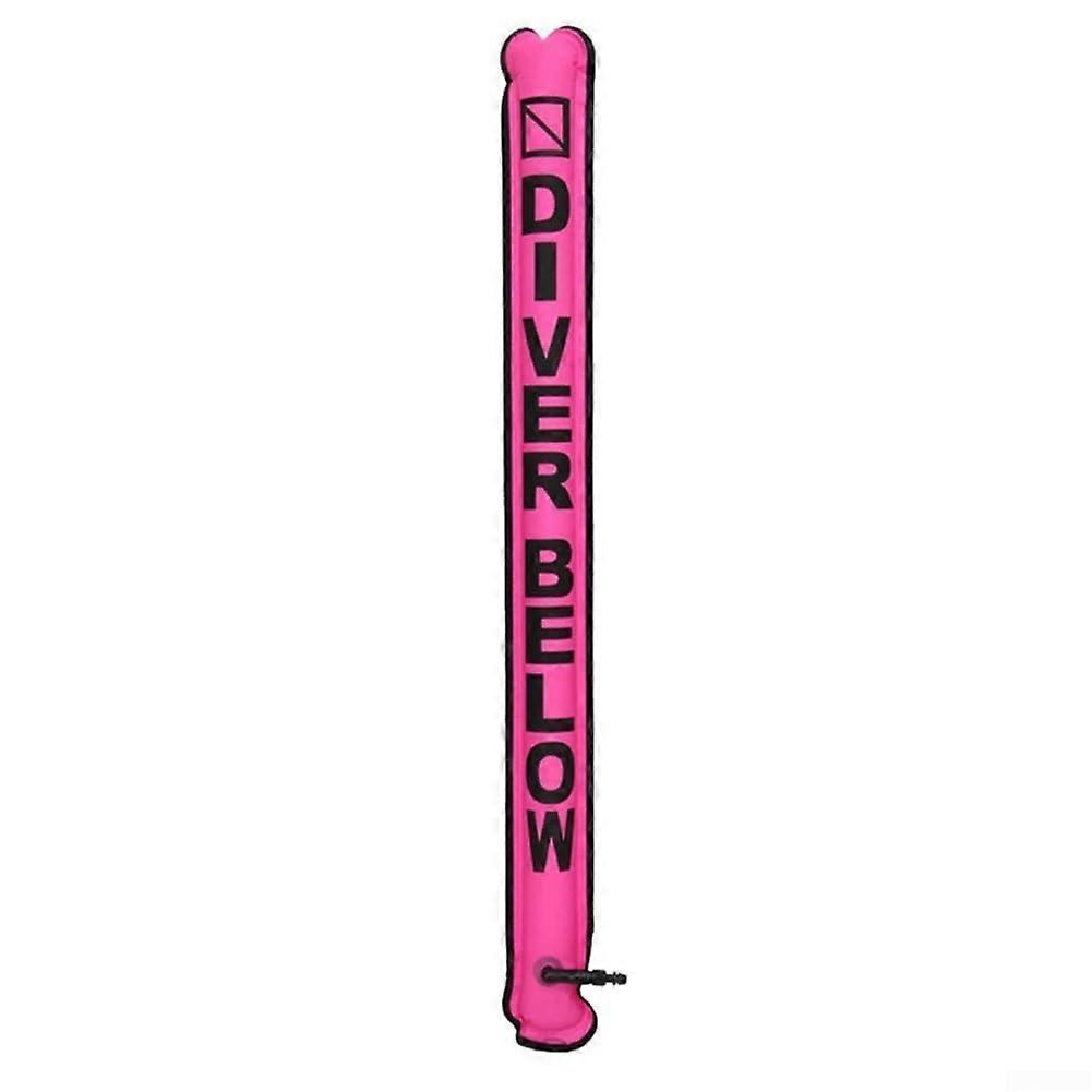 Marker Buoy For Scuba Diving Easy To Use Pink Color  Visibility Underwater Safety