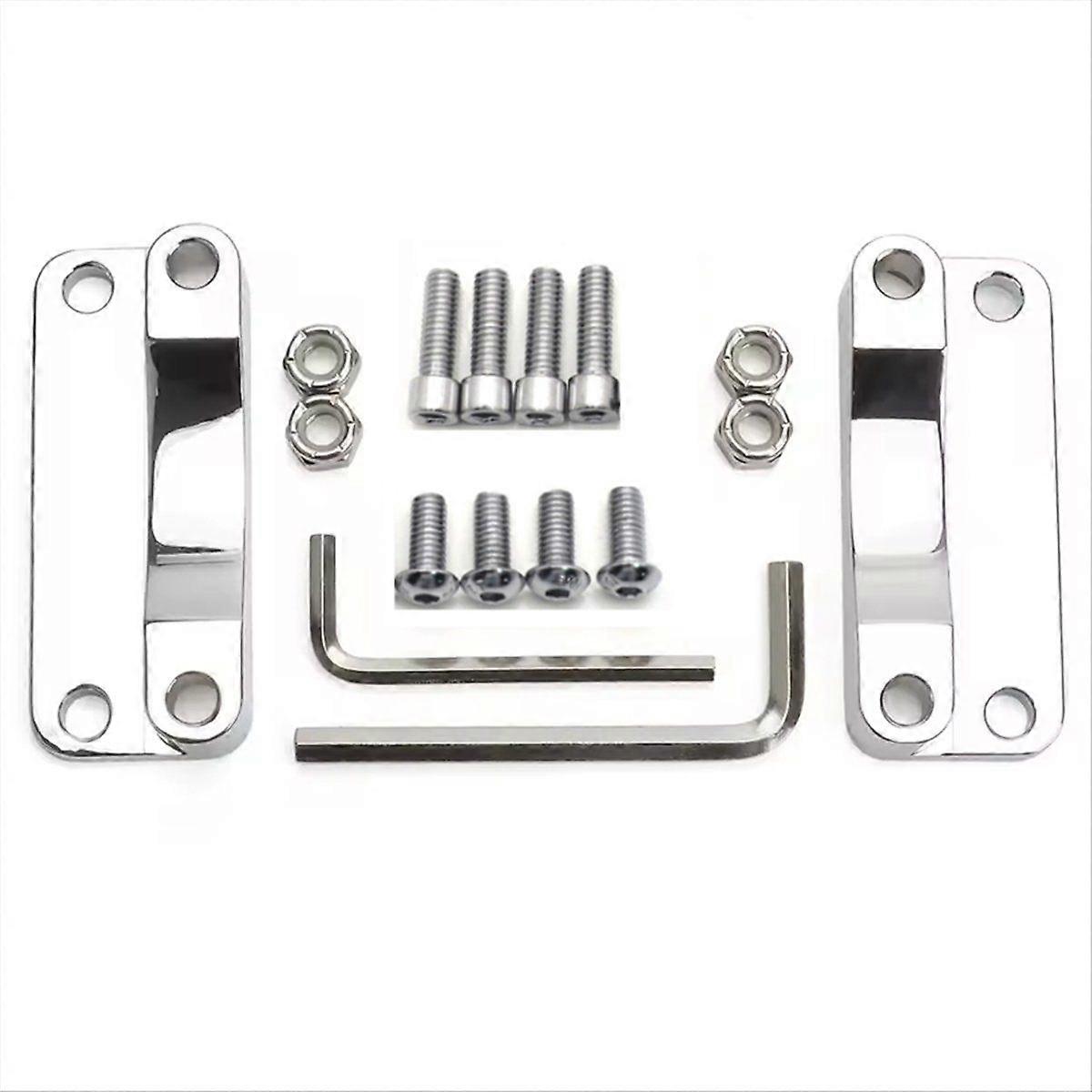 Chrome Front Riser Spacer Bracket for 00-13 Touring Road Street Glide FLHR FLHT 21" Wheel