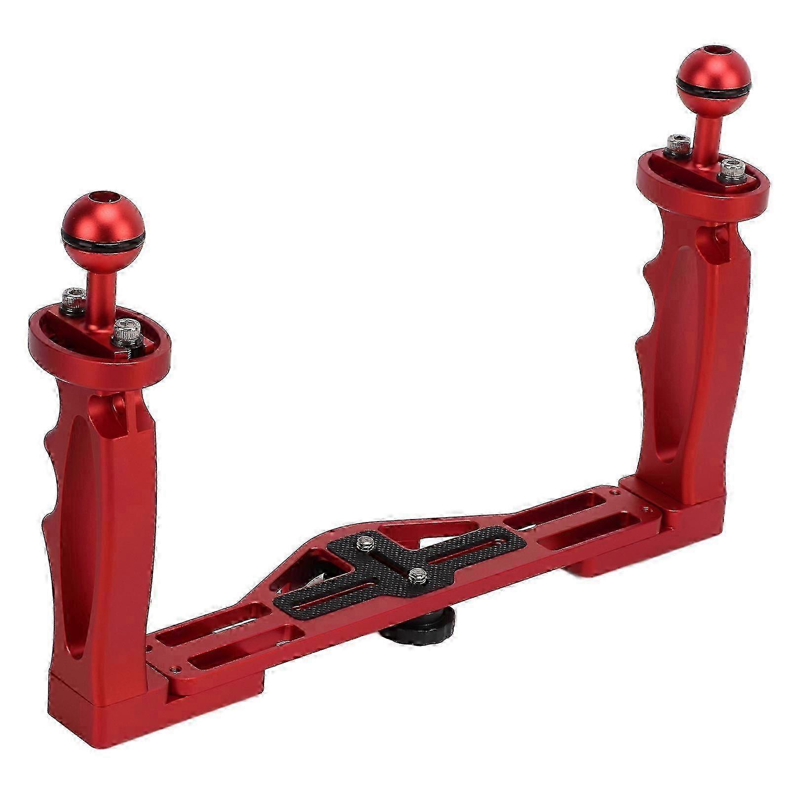 Hot Dual Handheld Tray Stabilizer Rig Diving Underwater DSLR Camera Housings Tray