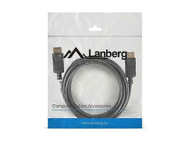 Cable DisplayPort Lanberg Ca-dpdp-10cc-0030-bk de 3 m, negro