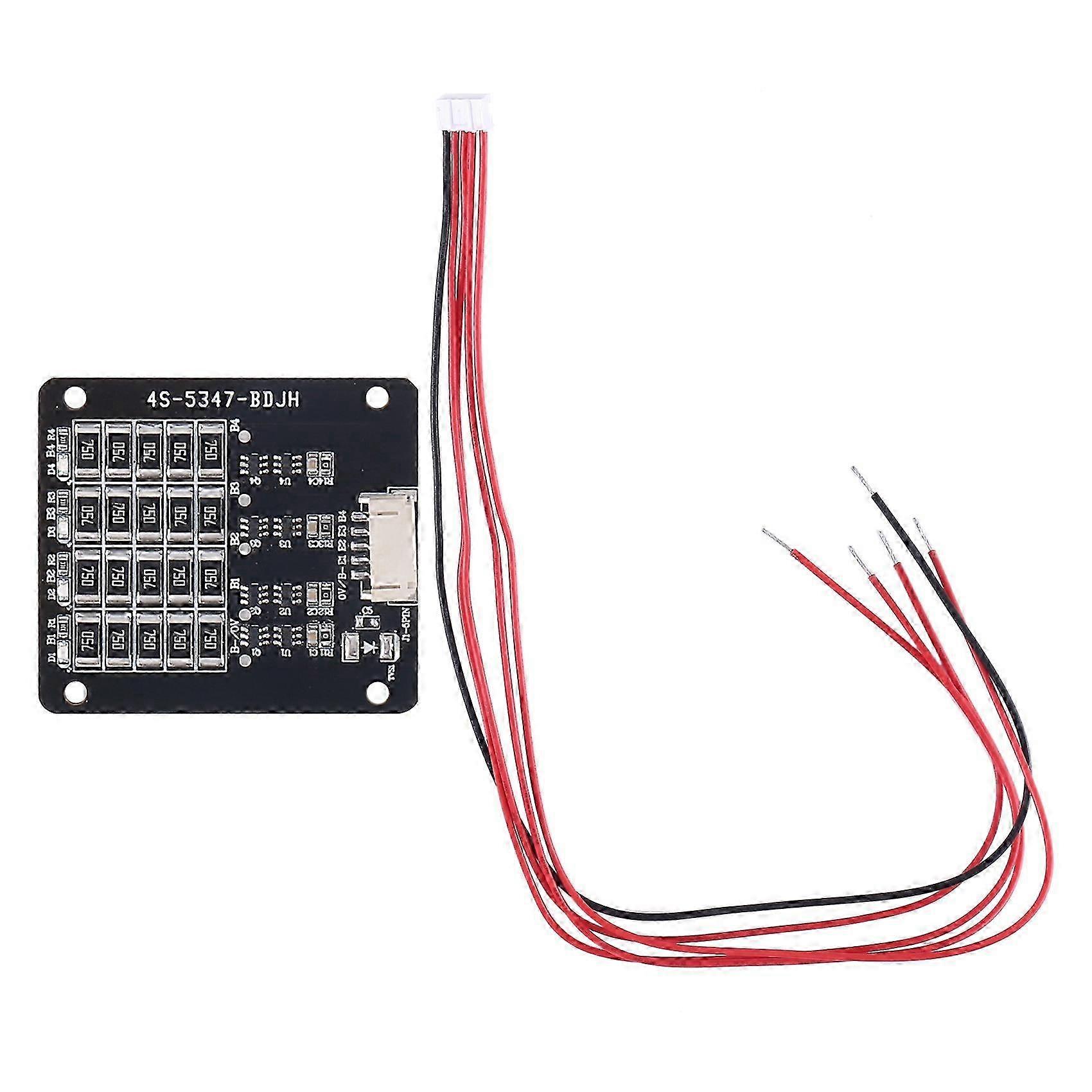 Lifepo4 Lithium Iron Phosphate Battery Passive Balance Board Passive Equalizer Balancing Plate (1-4 Edition 1031