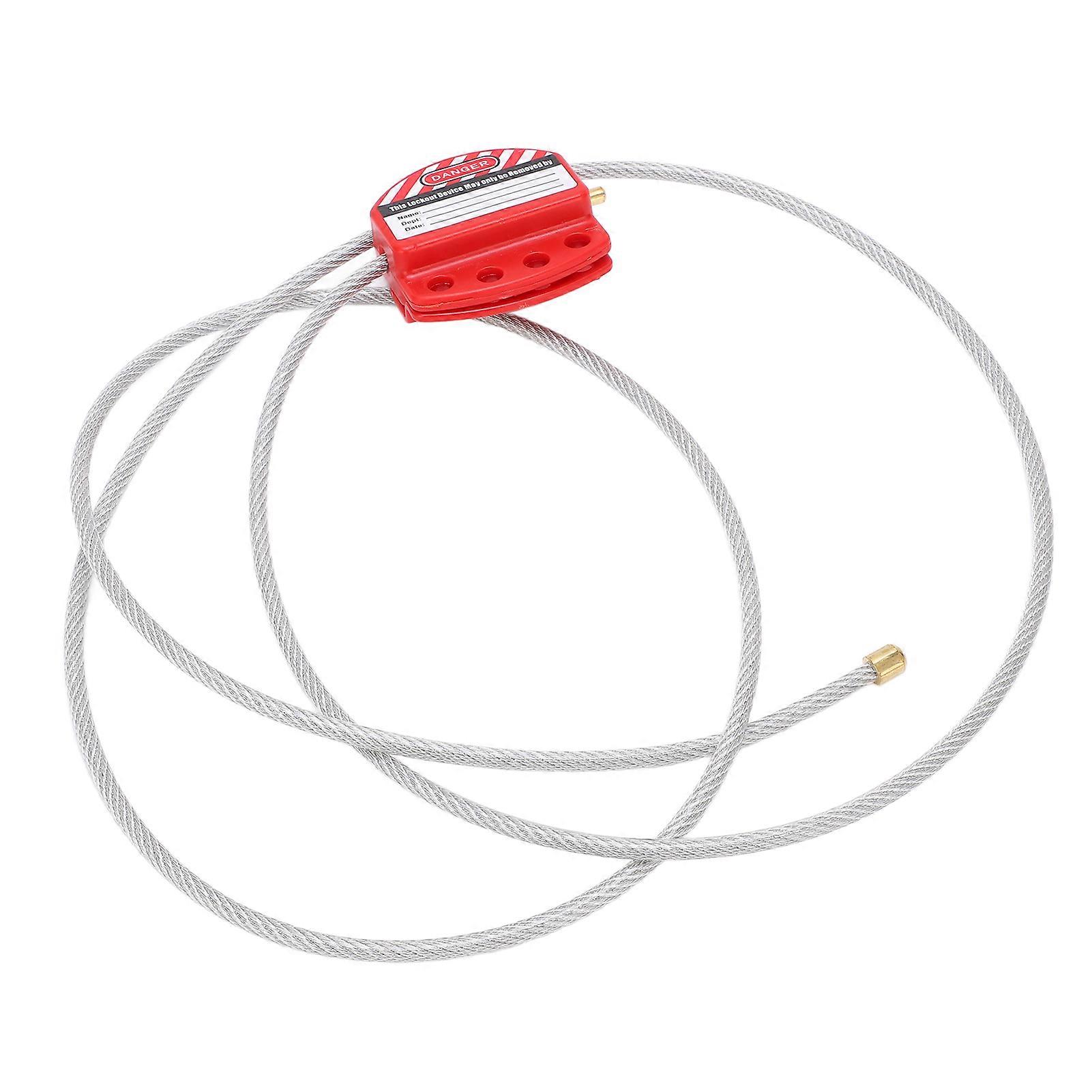 Cable Lock Four Keyhole Cables High Temperature Resistance High Security Lockout Tagout Kit