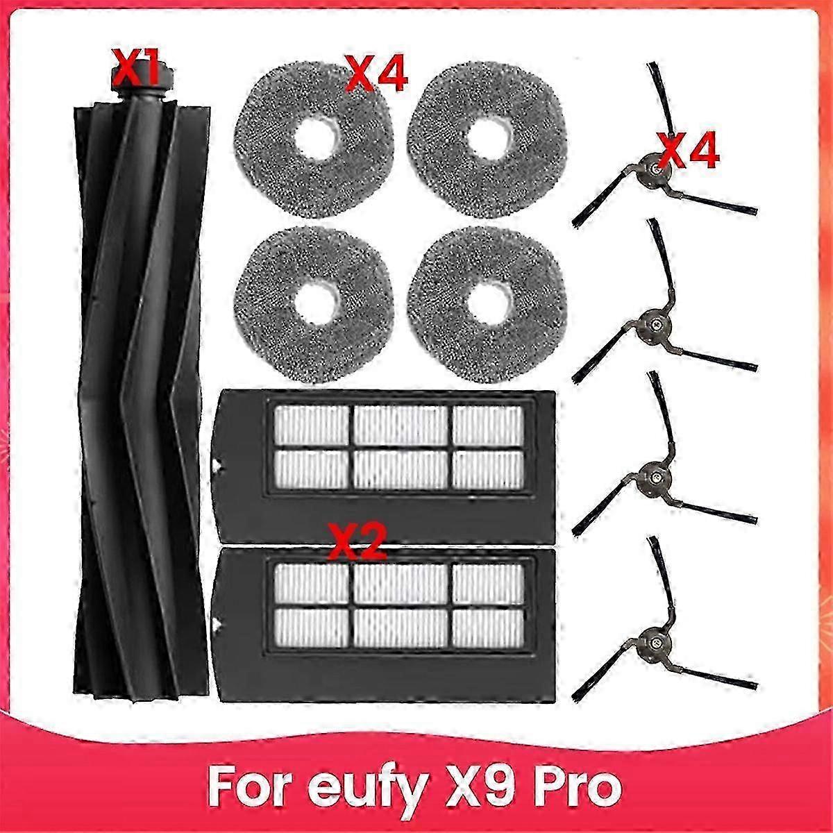 Eufy X9 Pro用クリーニングキット - 交換用モップパッドとブラシ