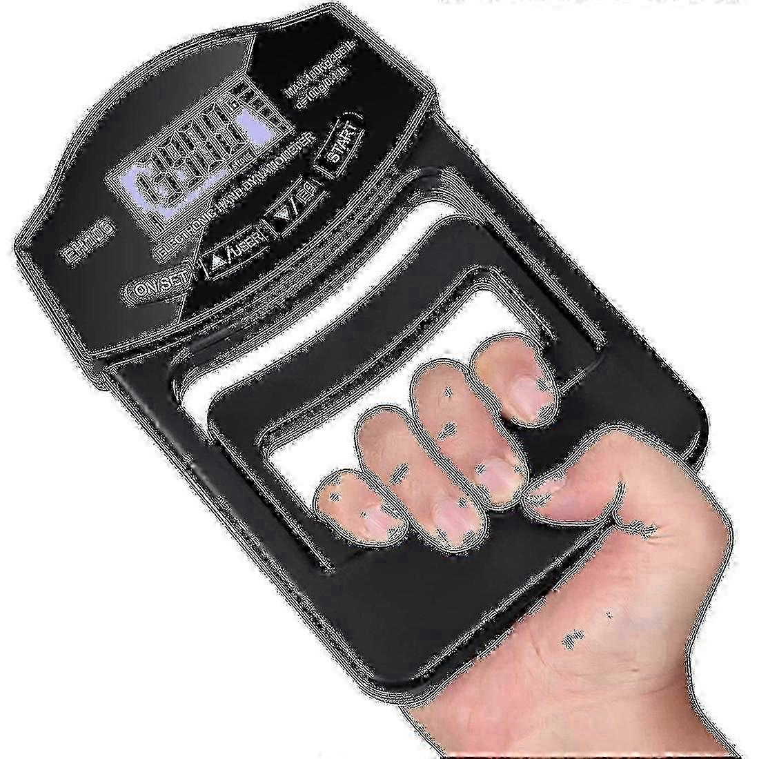 LCD-hånddynamometer for trening, 396lbs digital grepsstyrkemåler